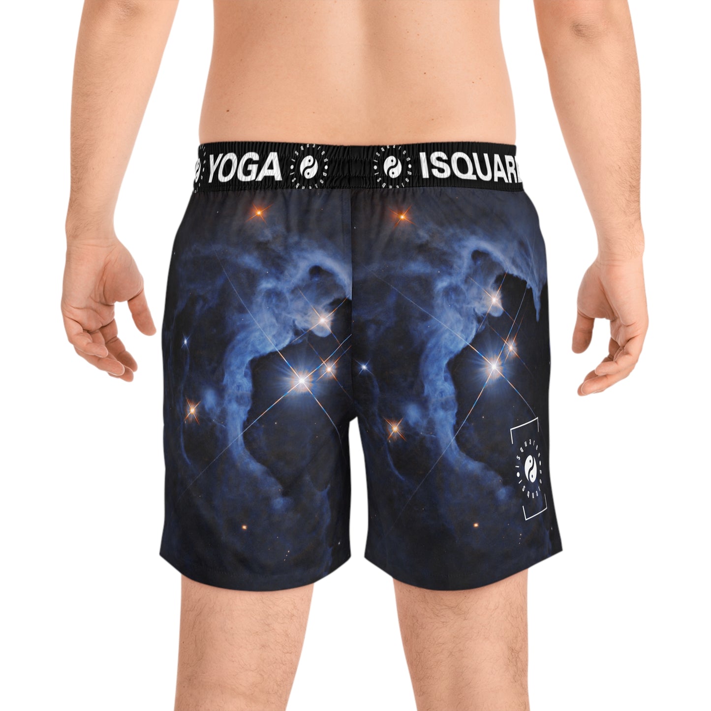 HP Tau, HP Tau G2, and G3 3 star system captured by Hubble - Swim Shorts (Mid-Length) for Men