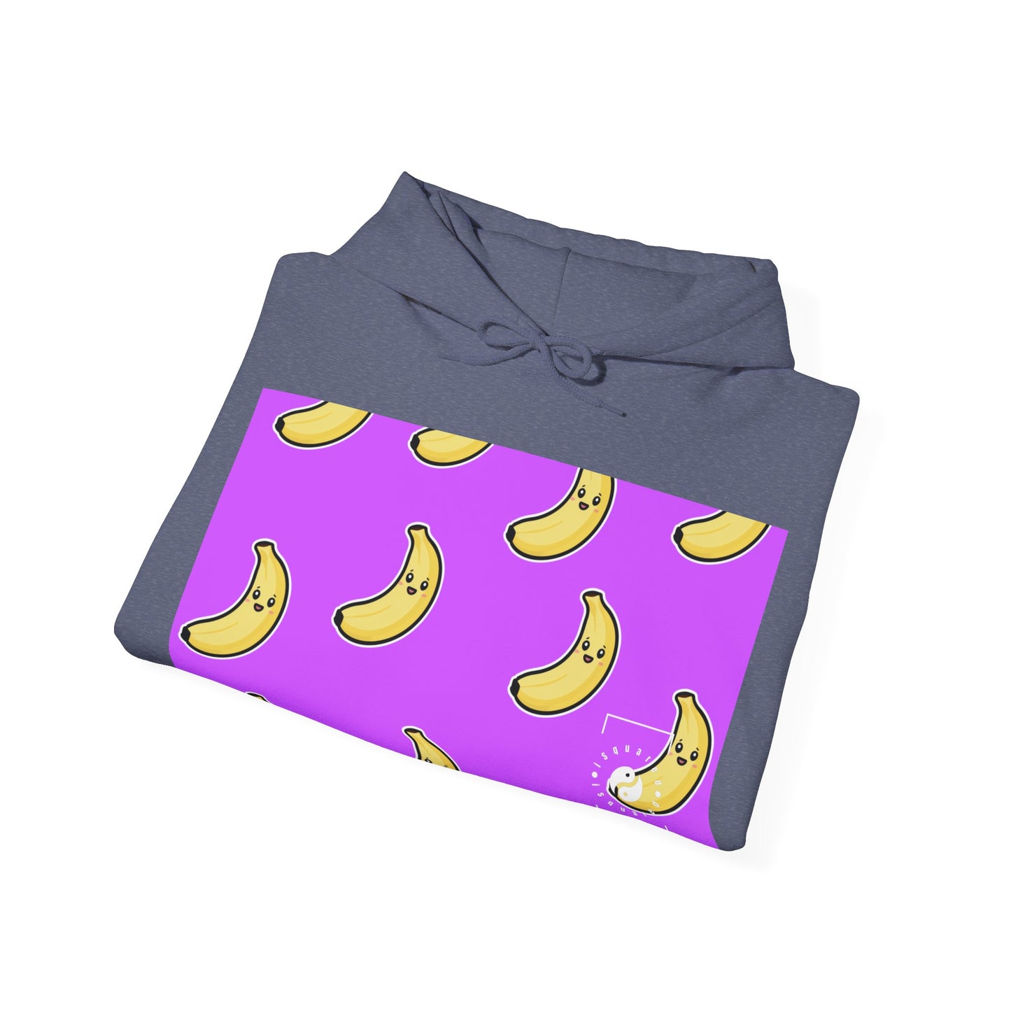 #D65BFF Violet + Banane - Sweat à capuche