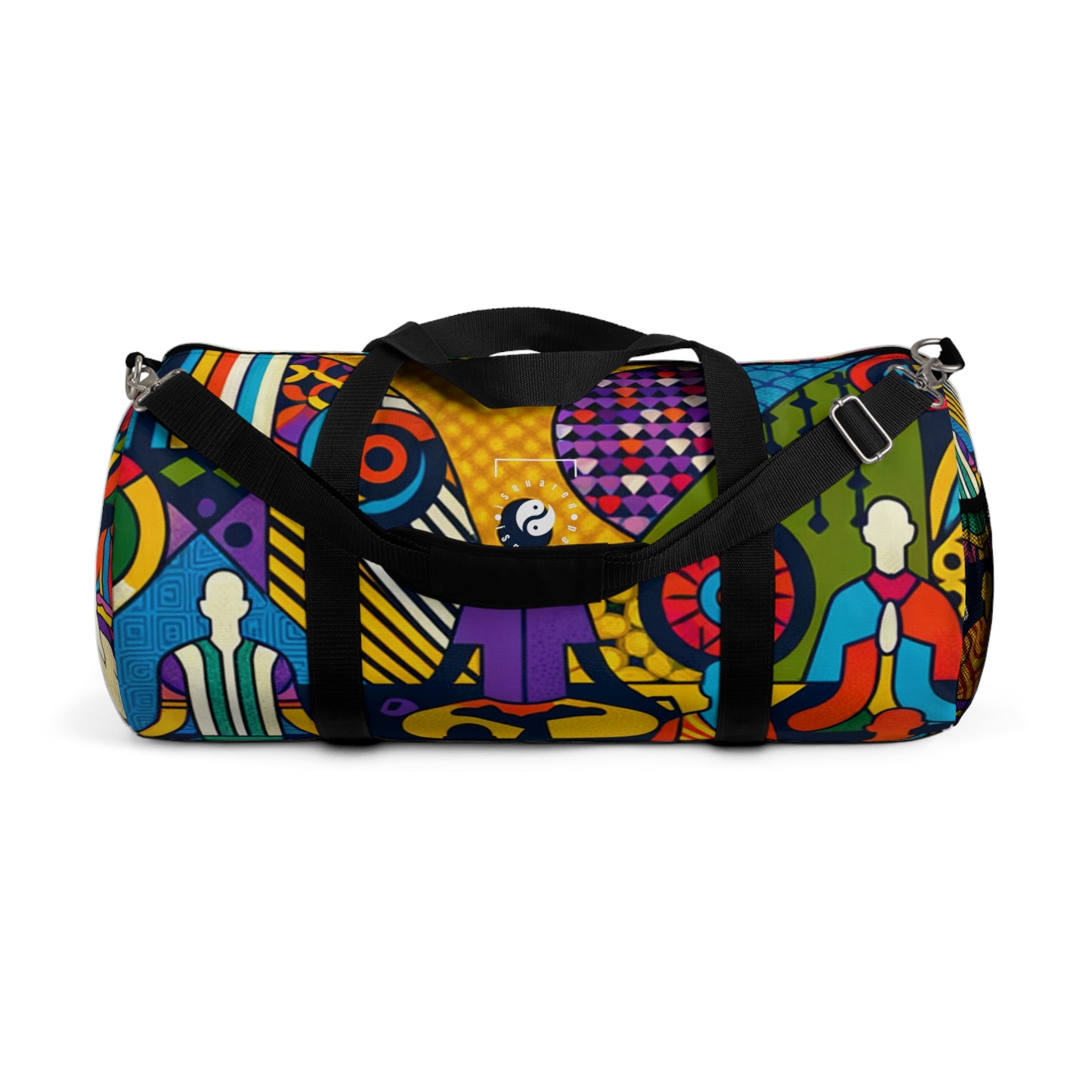 Vibrant Sadana: Prana in Nouveau Réalité - Duffle Bag