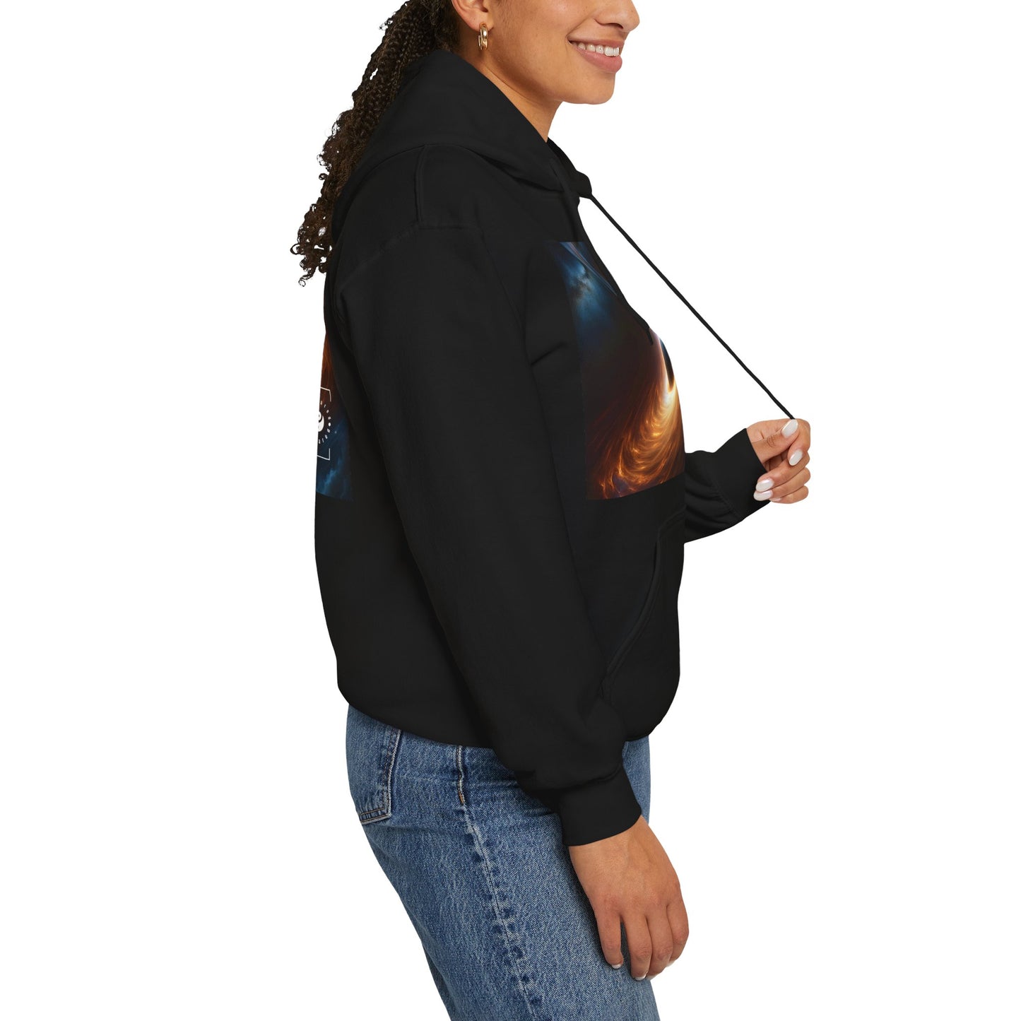 "Discs of Illumination: Black Hole Reverie" - Hoodie