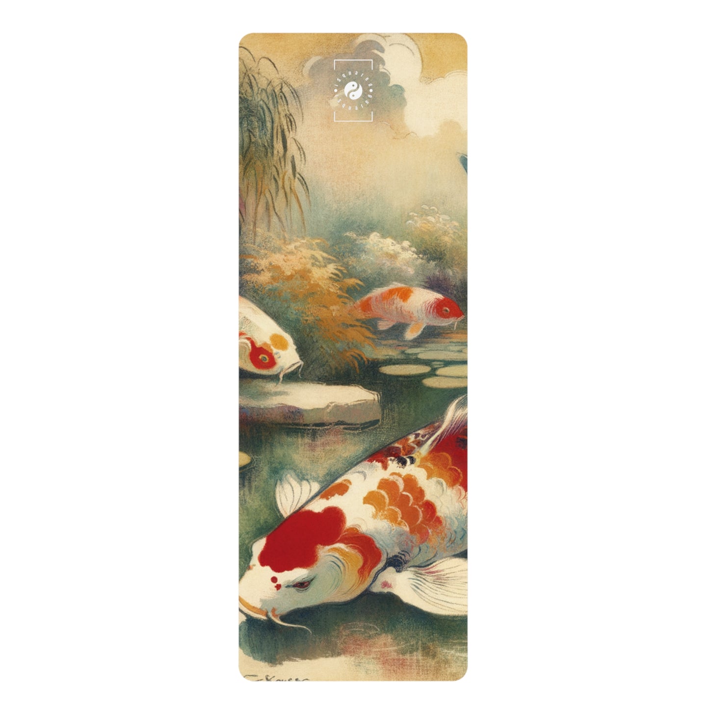 Koi Lily Pond - Tapis de yoga 