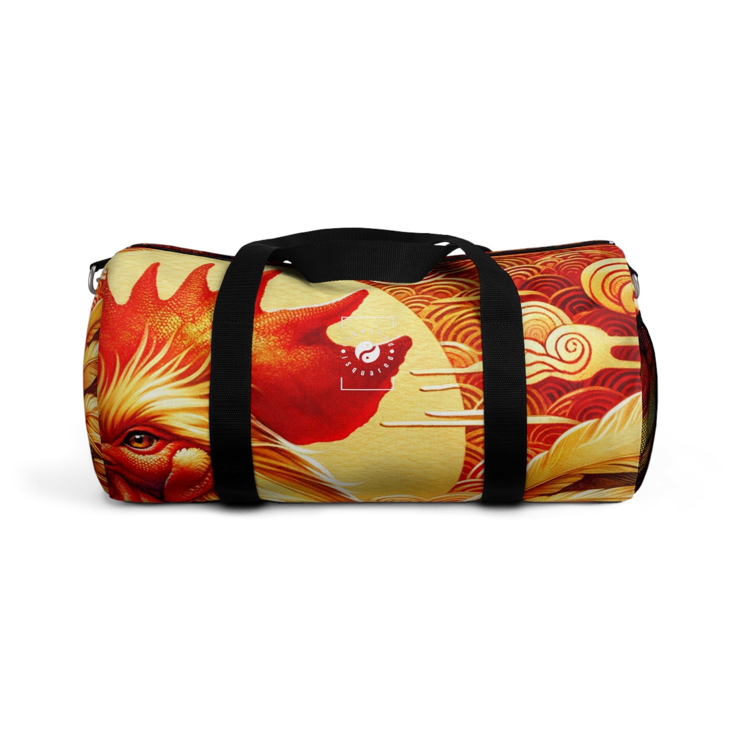 "Crimson Dawn: The Golden Rooster's Rebirth" - Duffle Bag