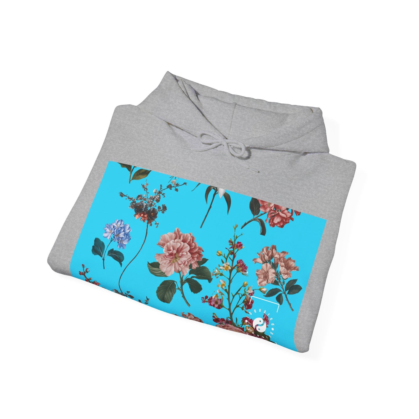 Botanicals on Azure - Hoodie