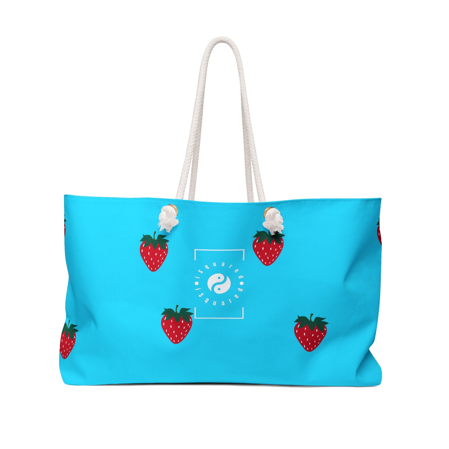 #22DEFF Light Blue + Strawberry - Casual Yoga Bag