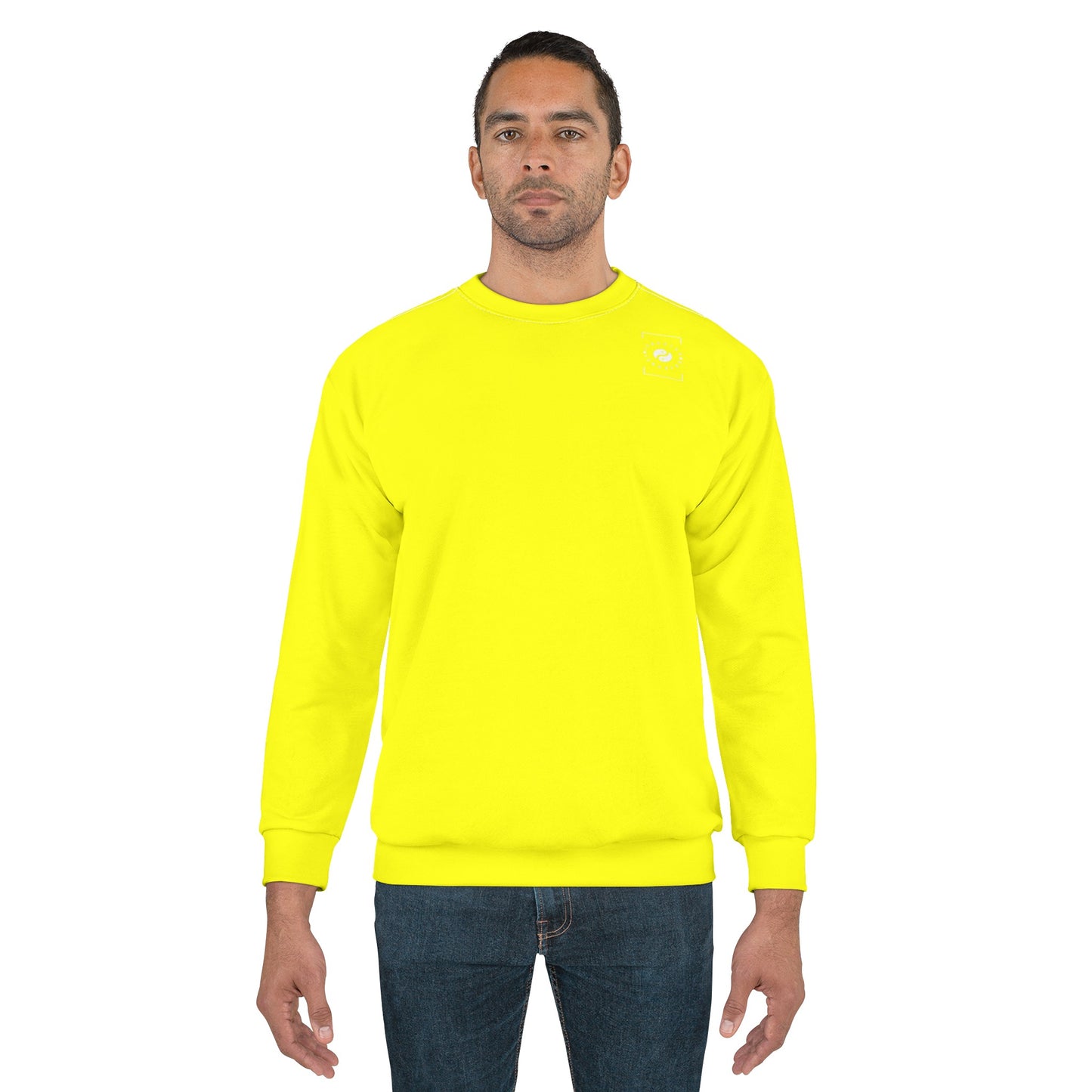 Neon Yellow FFFF00 - Unisex Sweatshirt