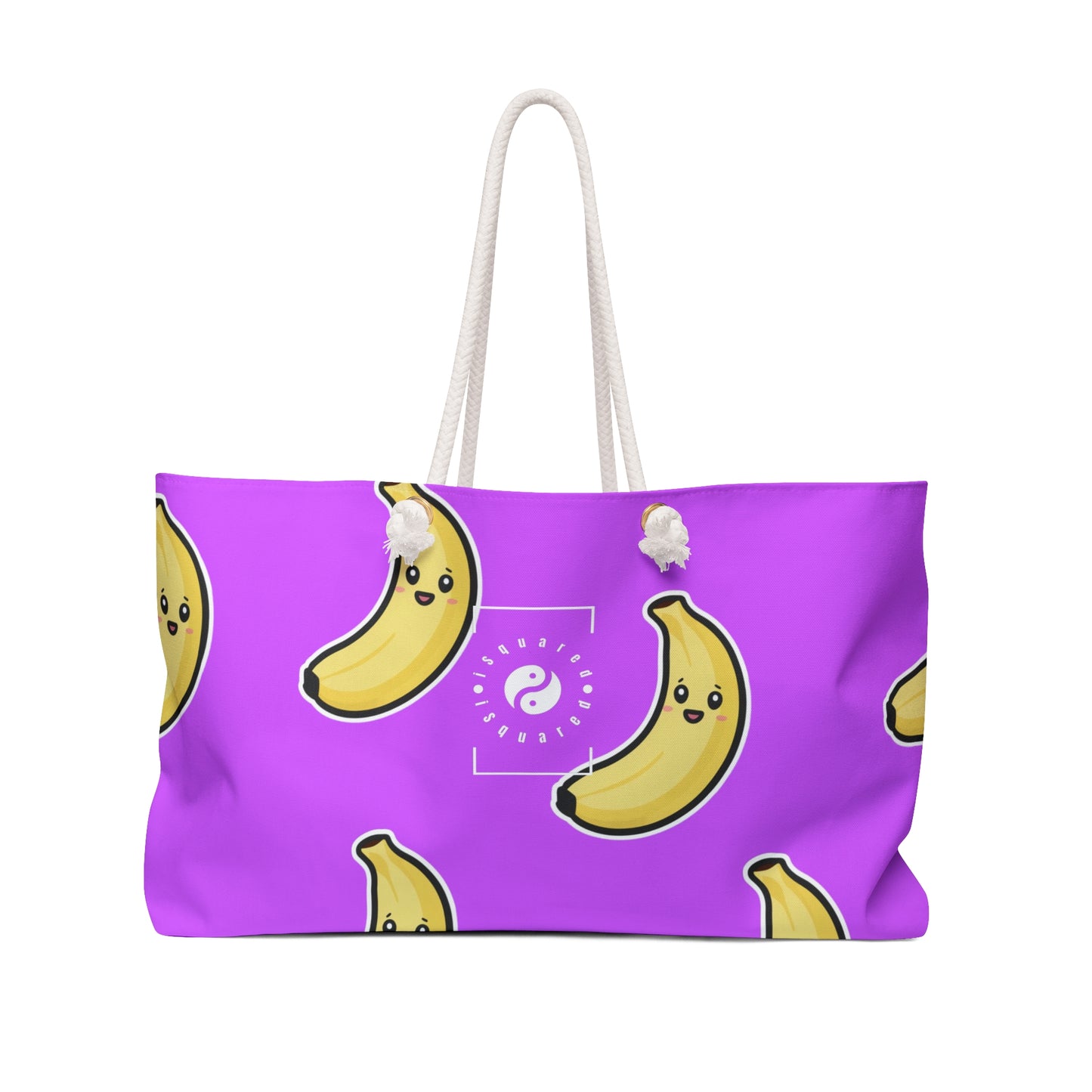 #D65BFF Purple + Banana - Casual Yoga Bag