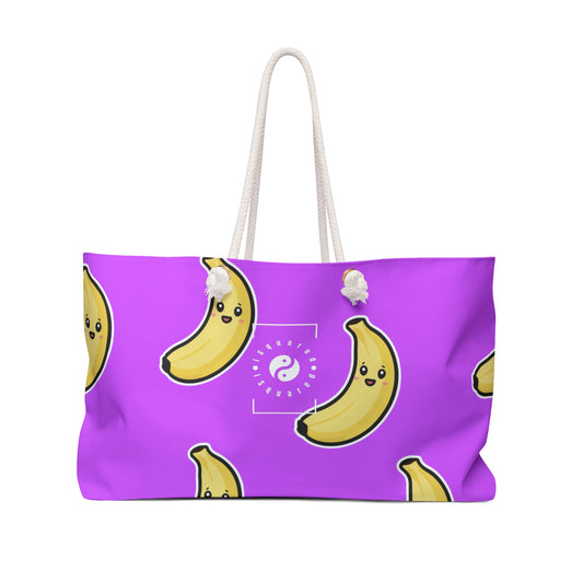 #D65BFF Purple + Banana - Casual Yoga Bag