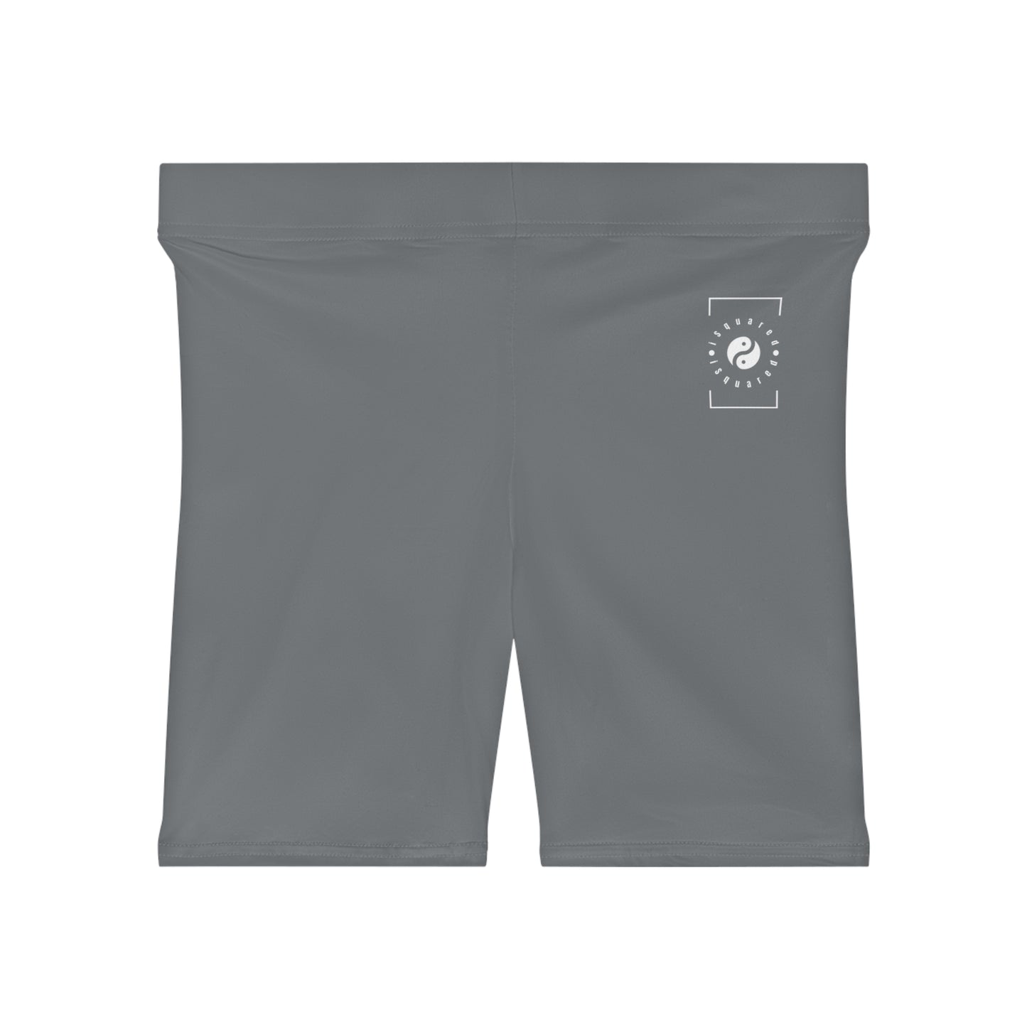 #777B7E Gris acier - Short de yoga chaud