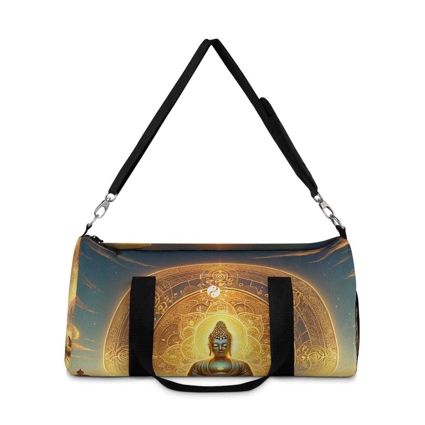 "Serenity in Transience: Illuminations of the Heart Sutra" - Duffle Bag