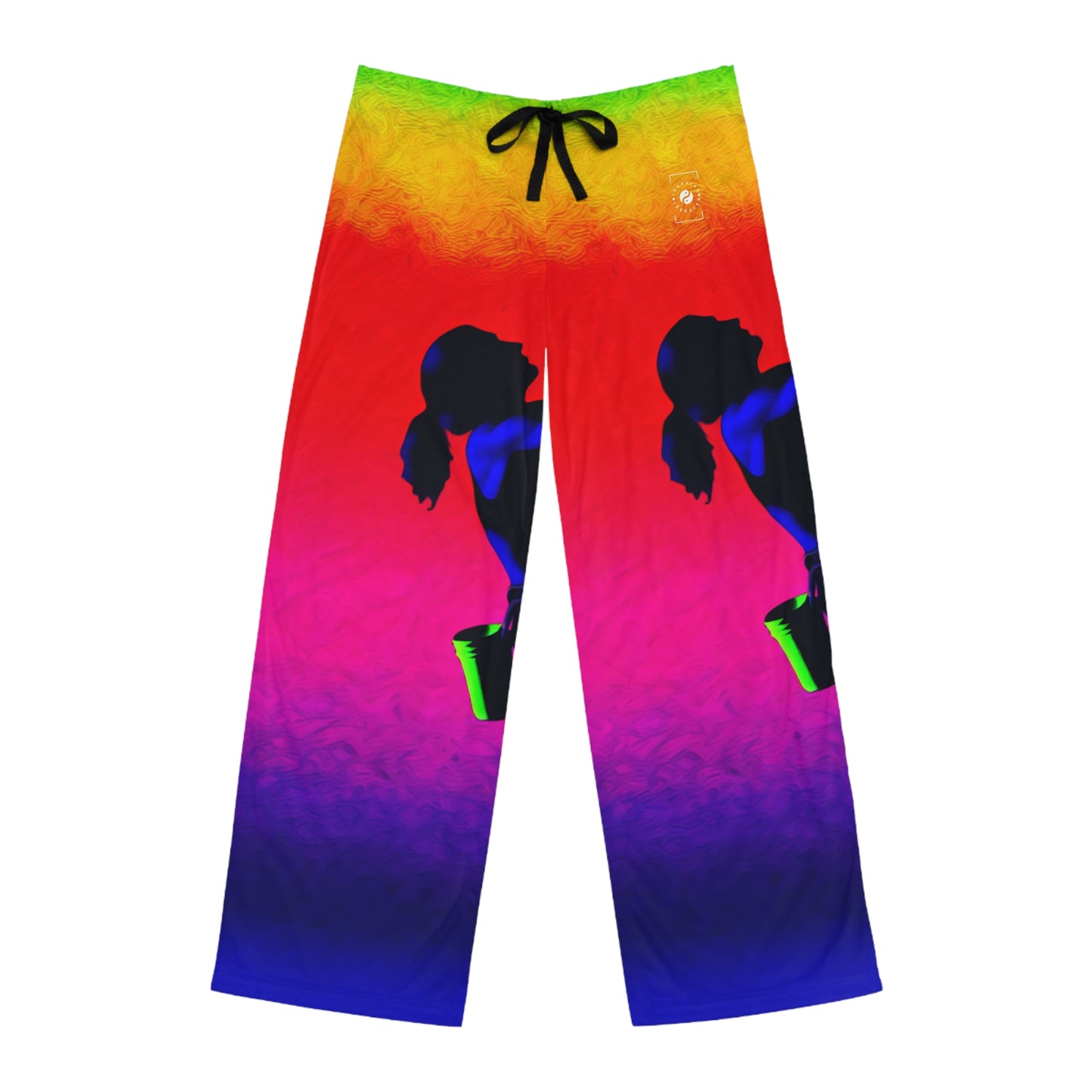 "Technicolour Ascent: The Digital Highline" - men's Lounge Pants