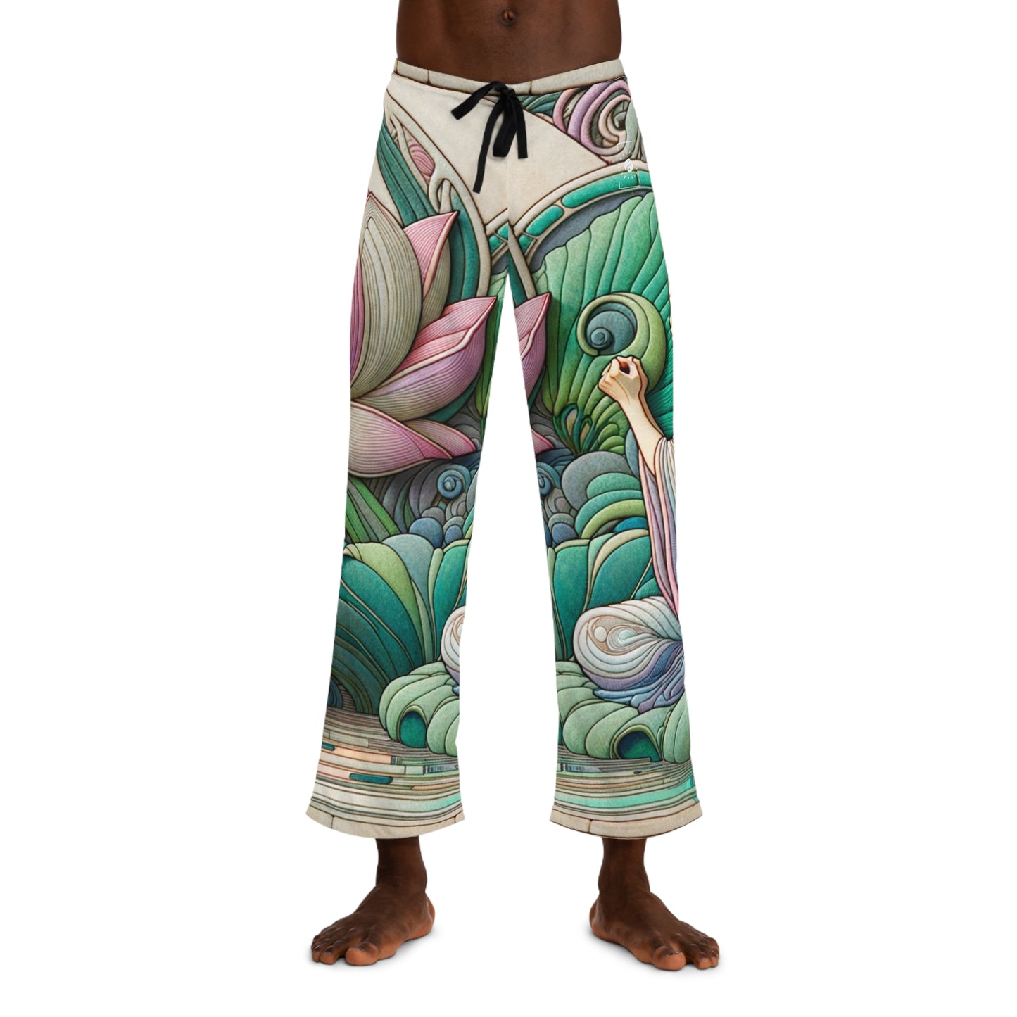 "Lotus Echo Serenity" - men's Lounge Pants