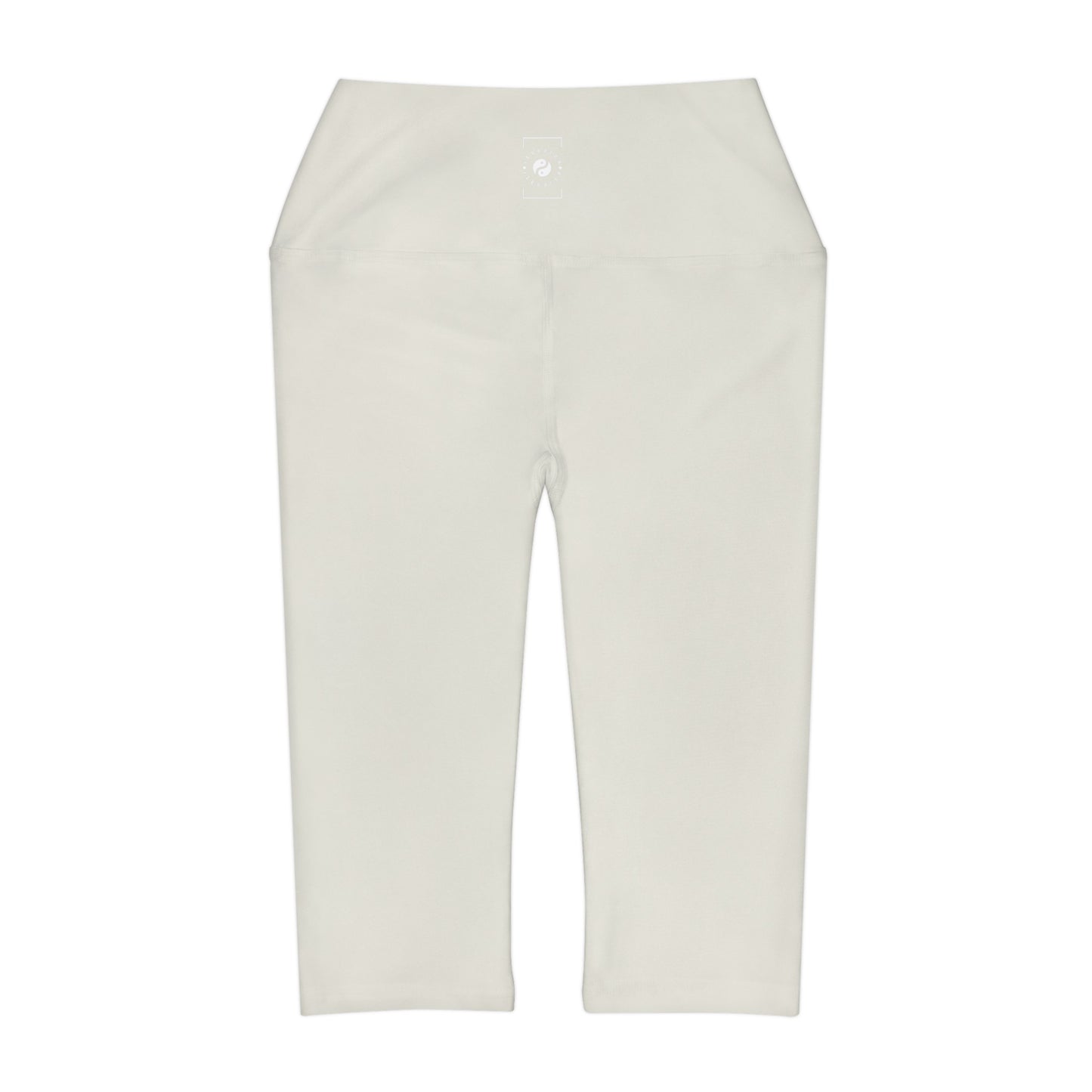 #E9E7DA Ivory - High Waisted Capri Leggings