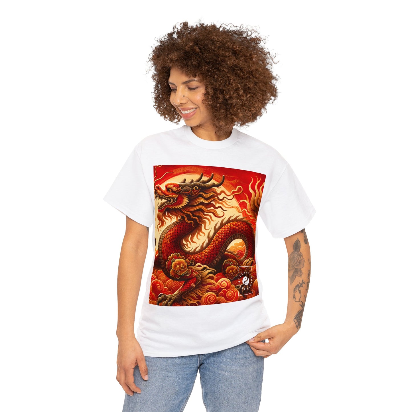 "Golden Dragon Dance in the Crimson Twilight" - Heavy T