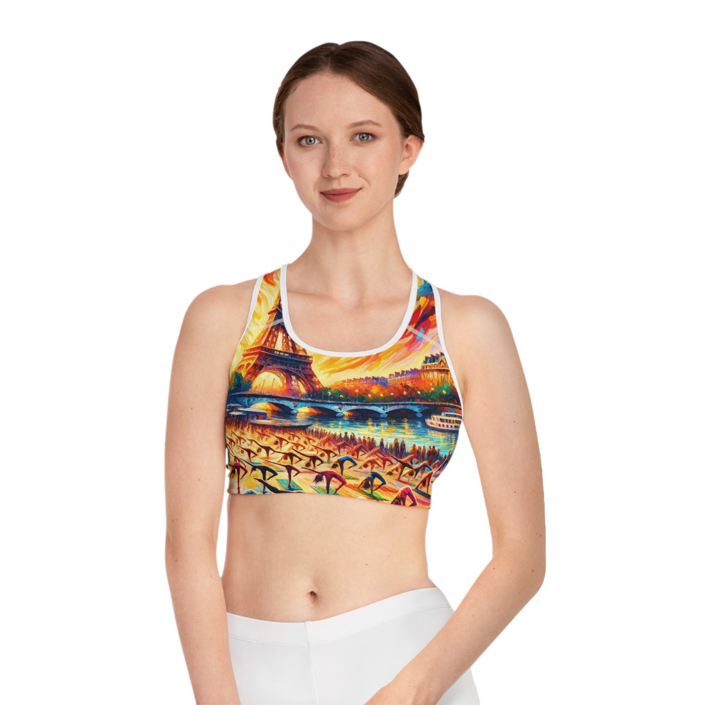 Parisian Yoga Chic - Soutien-gorge de sport haute performance