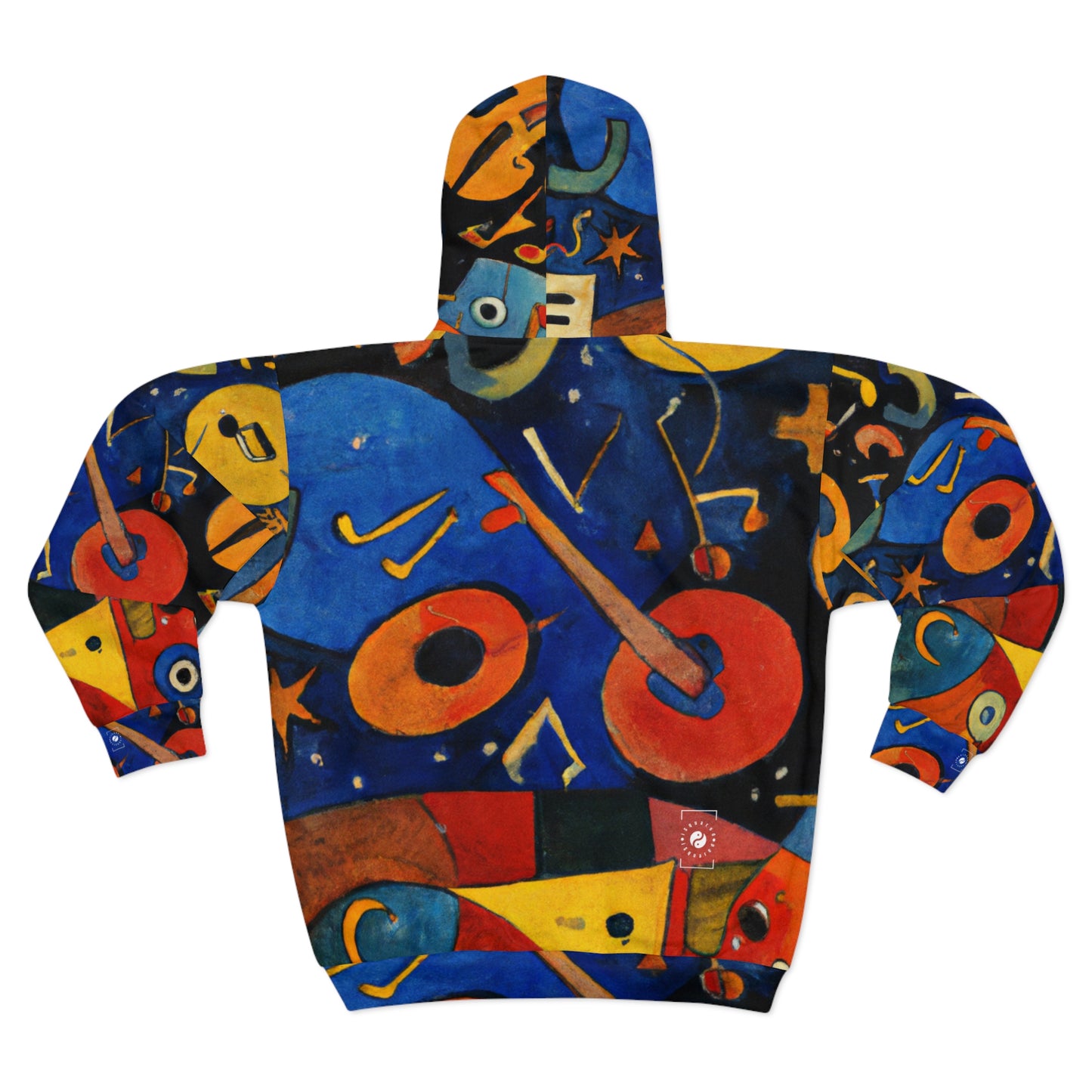 Melodic Abstractions: A Kandinskian Orchestra - Zip Hoodie