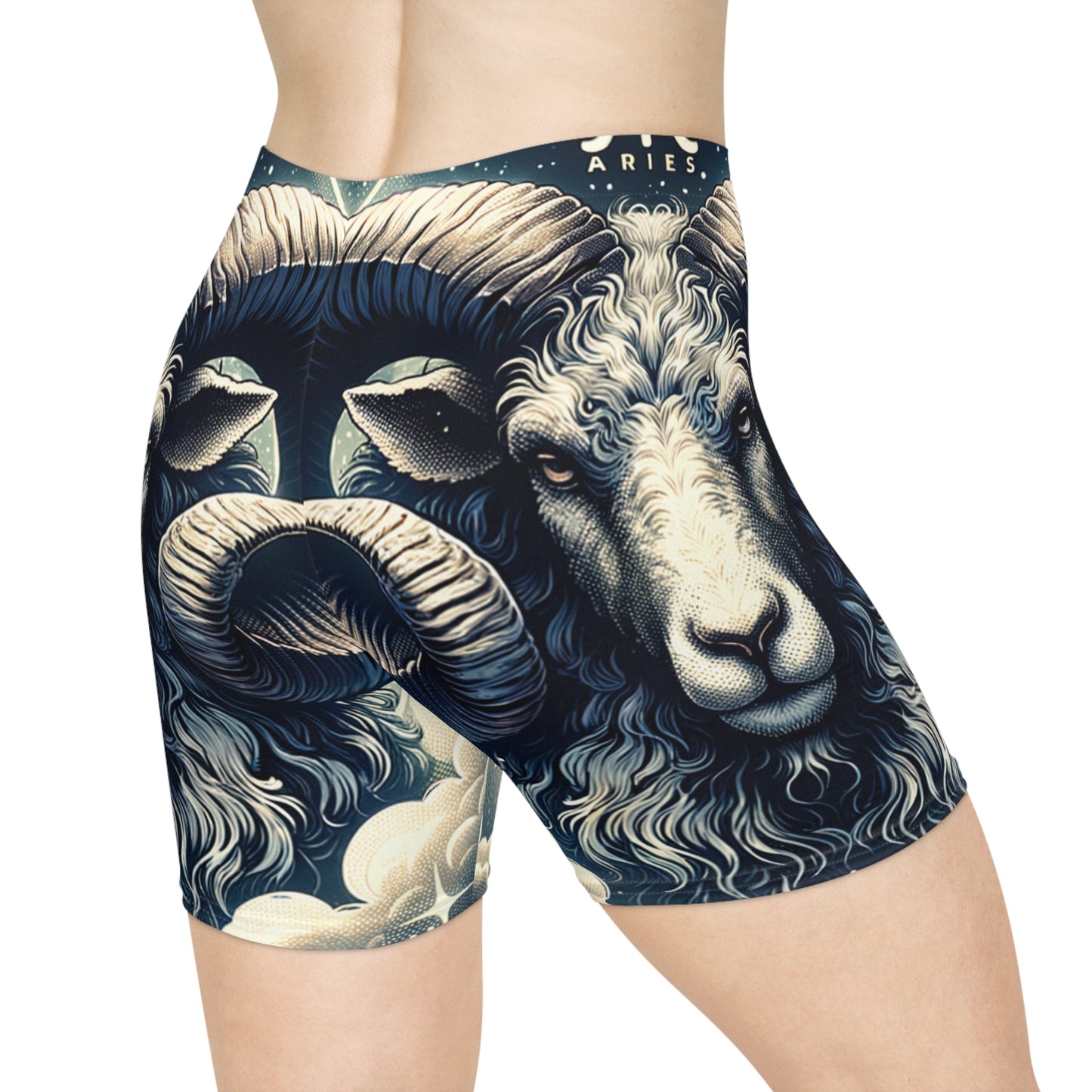 "Celestial Ram Ascendant" - Hot Yoga Short