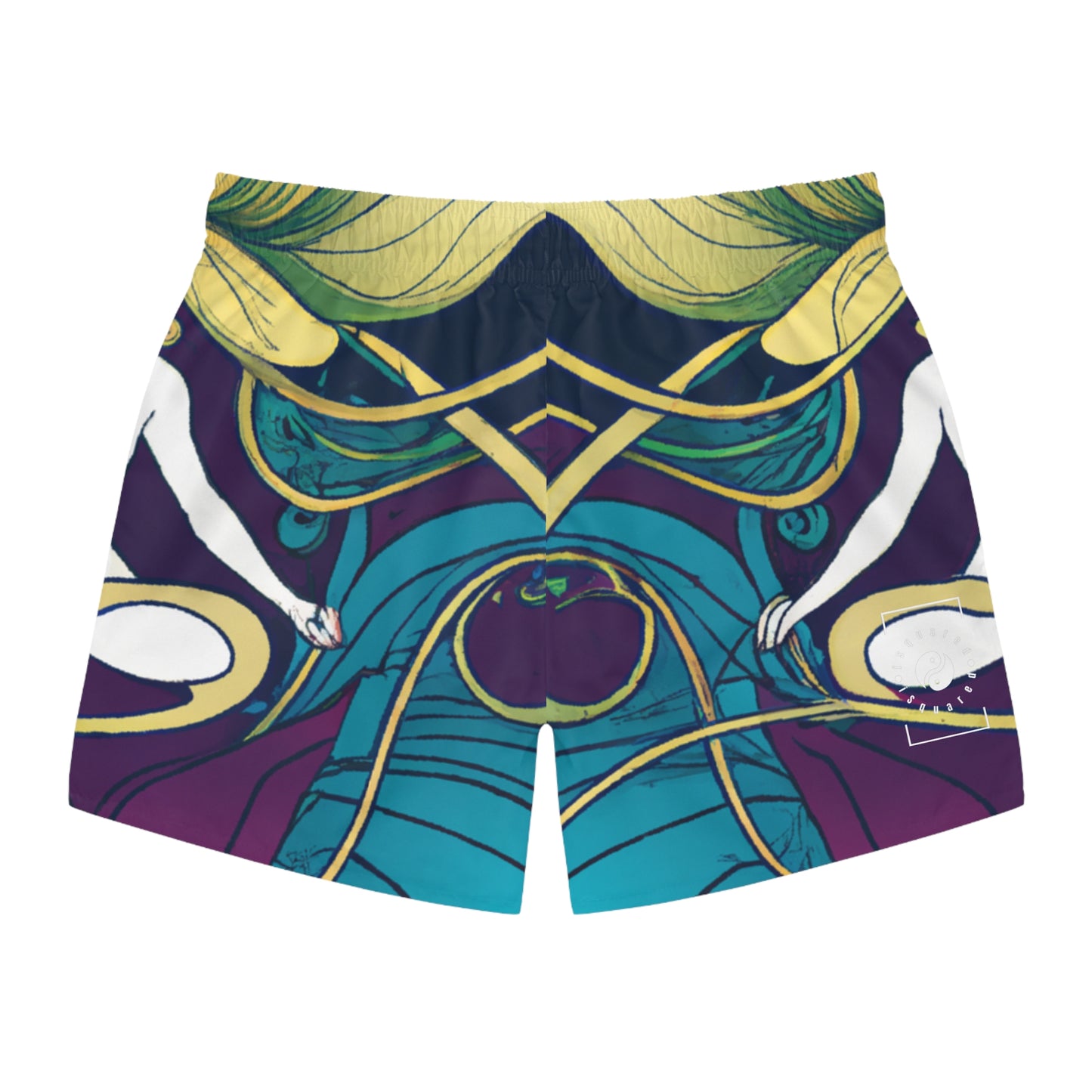 "Lotus Serenity Dance" - Swim Trunks for Men