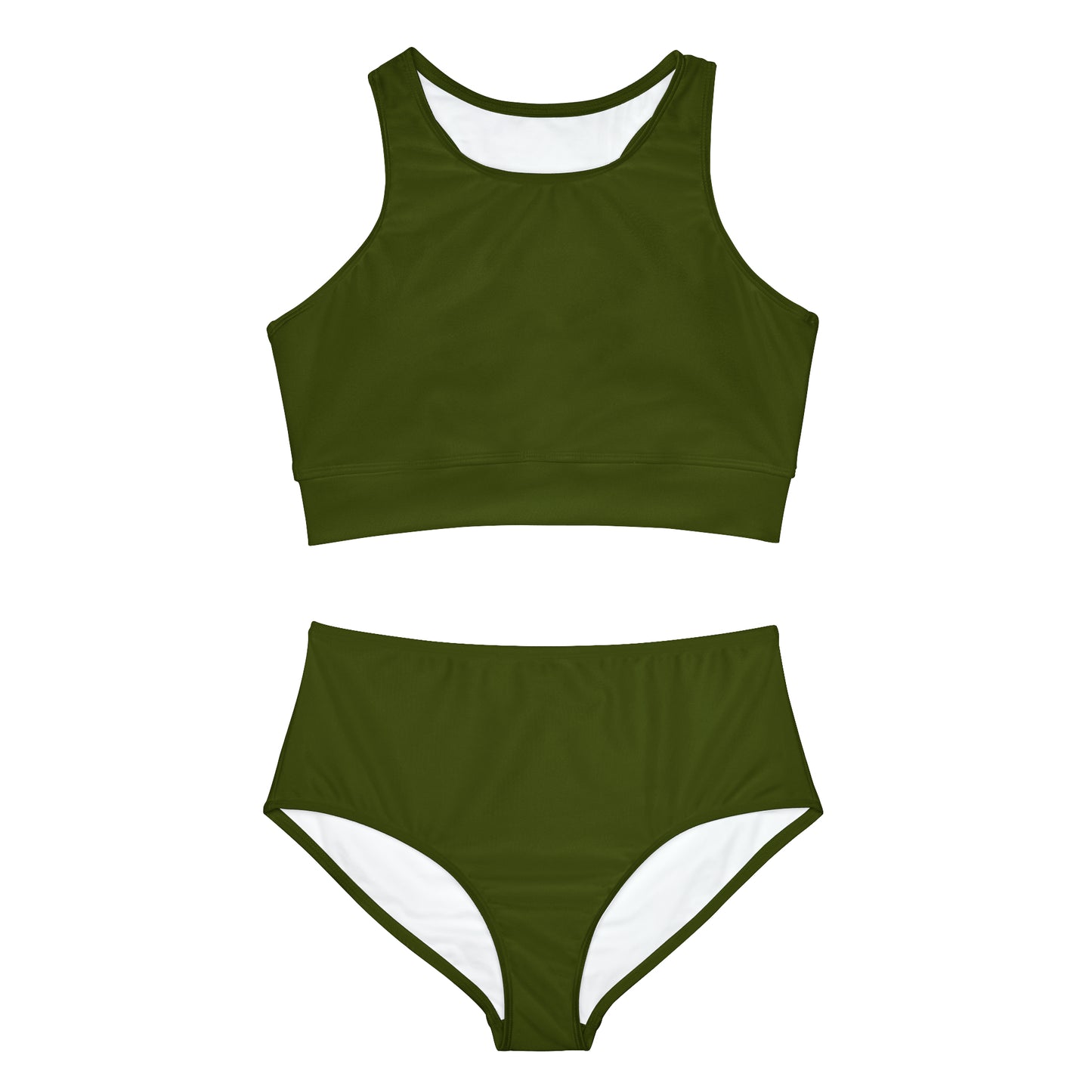 Camo Green - Ensemble de bikini de yoga chaud 