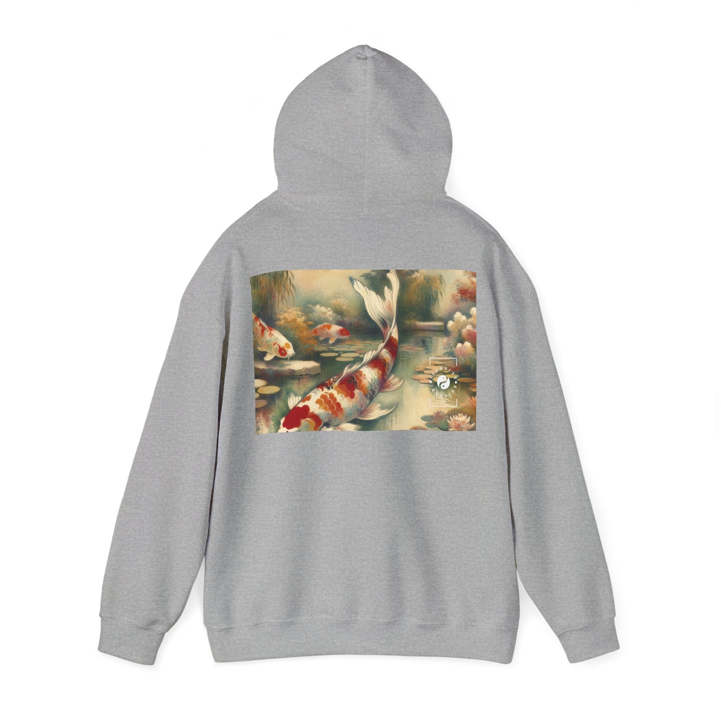 Koi Lily Pond - Sweat à capuche 