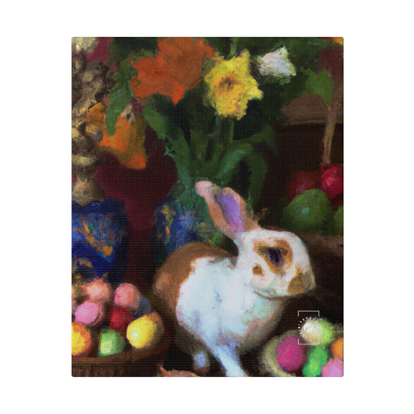 "Velveteen Aureate Easter Reverie" - Art Print Canvas