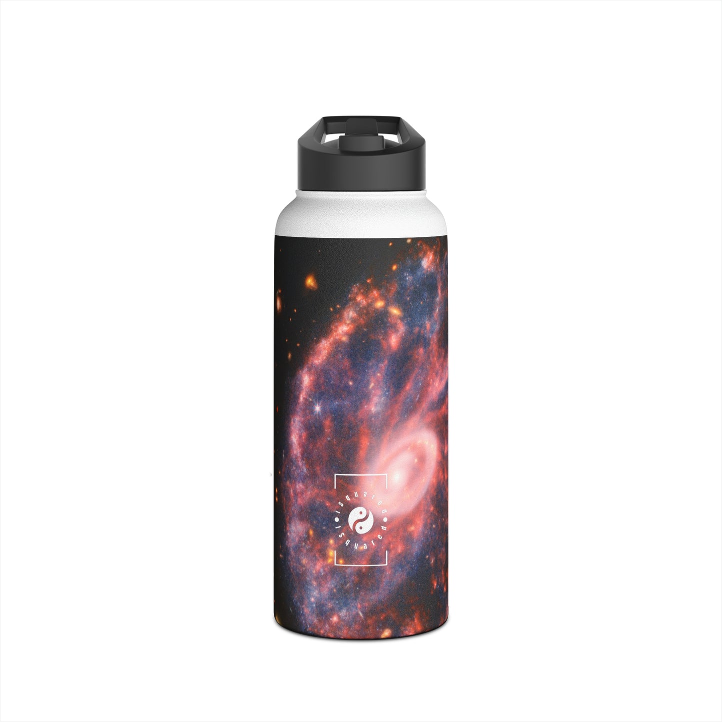 Cartwheel Galaxy (NIRCam and MIRI Composite Image) - Water Bottle