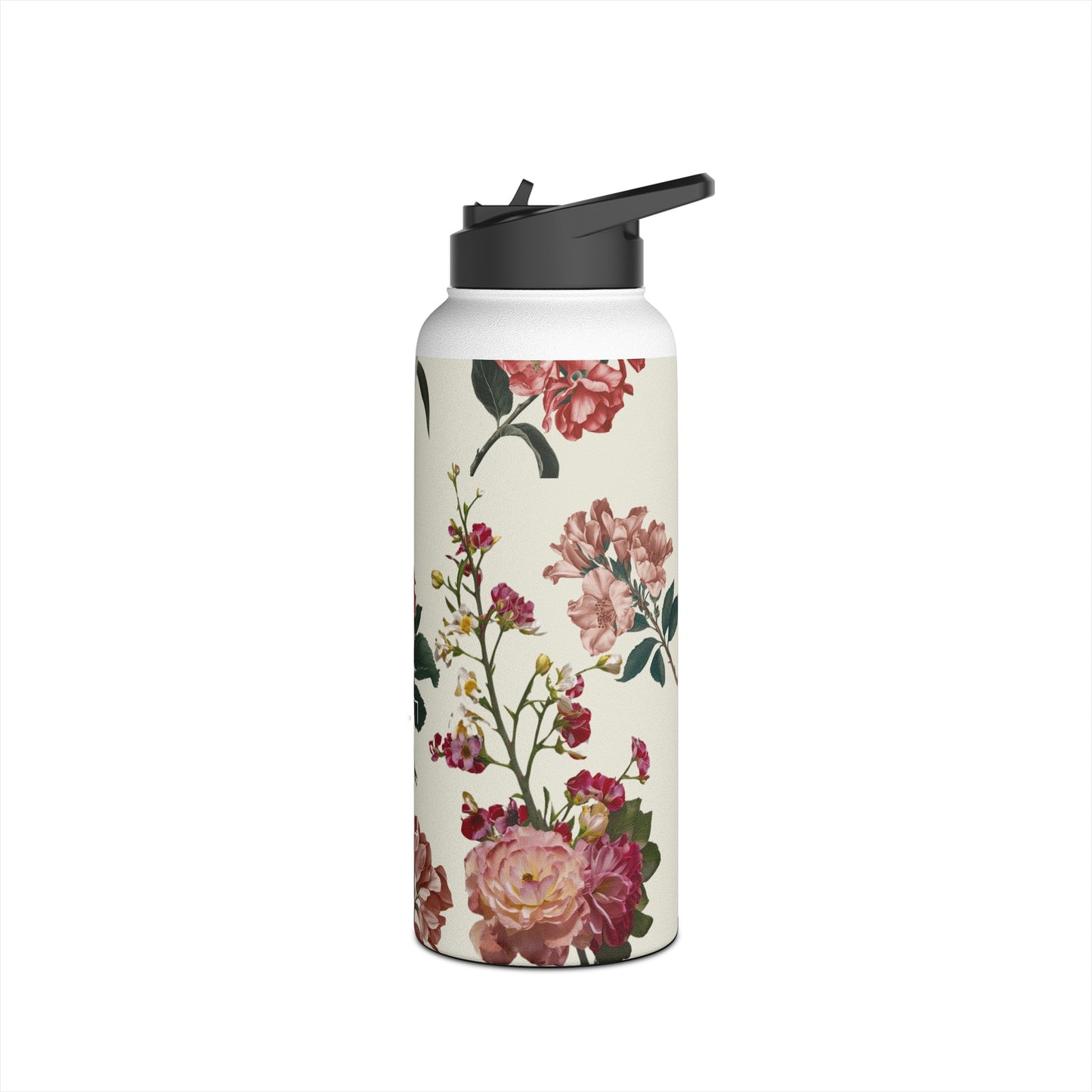 Botanicals on Beige - Water Bottle