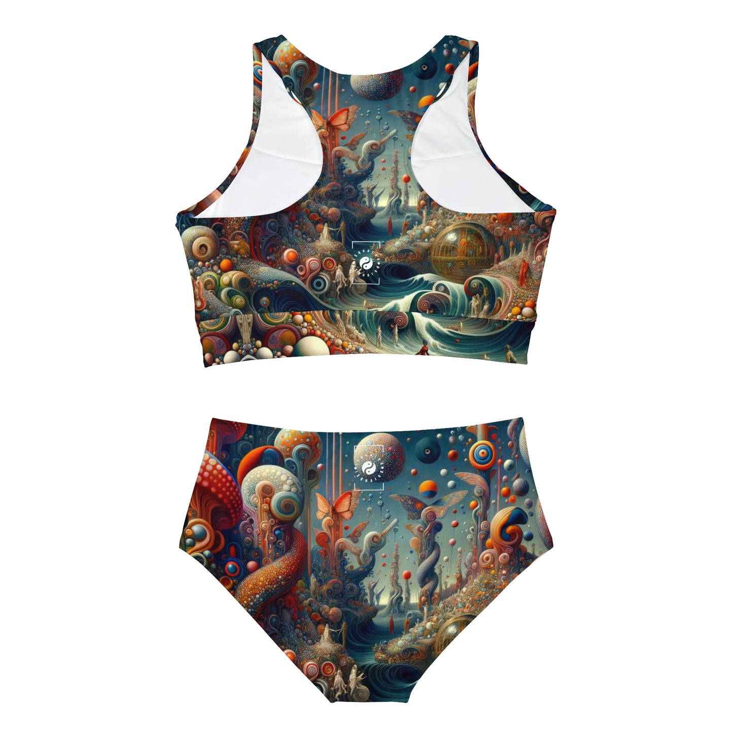 Kaleidoscopic Eden - Hot Yoga Bikini Set