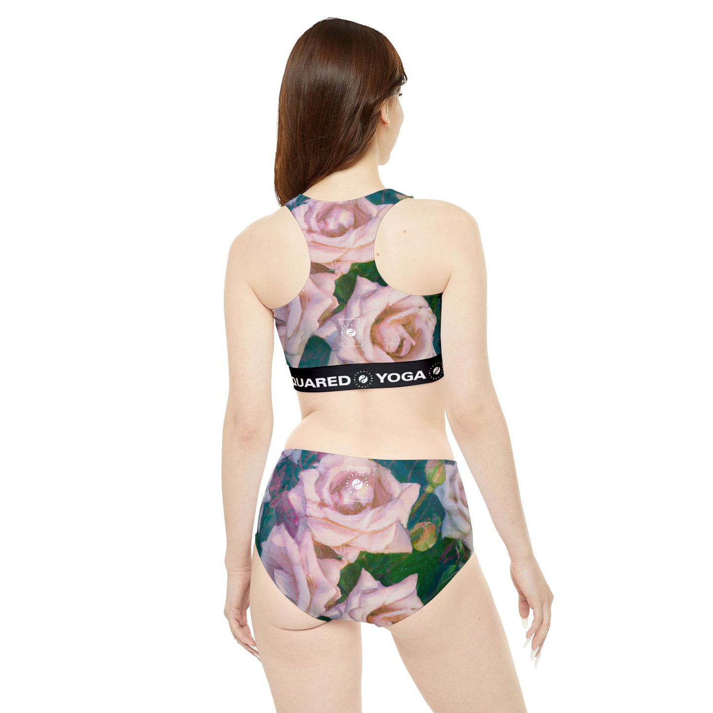 Cosmic Roses - Hot Yoga Bikini Set