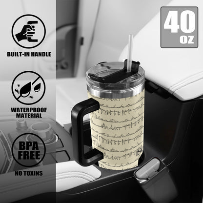 Bikram Pastel - iSquared Tumbler 40 Oz