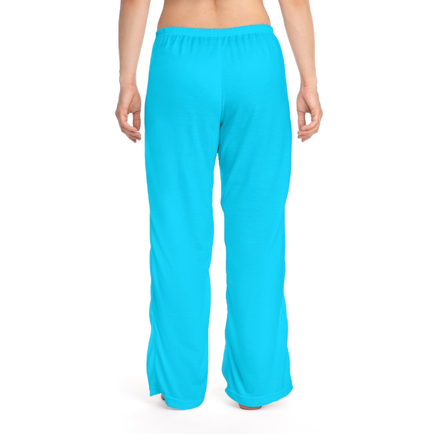 #04D9FF Neon Blue - Pantalon lounge femme