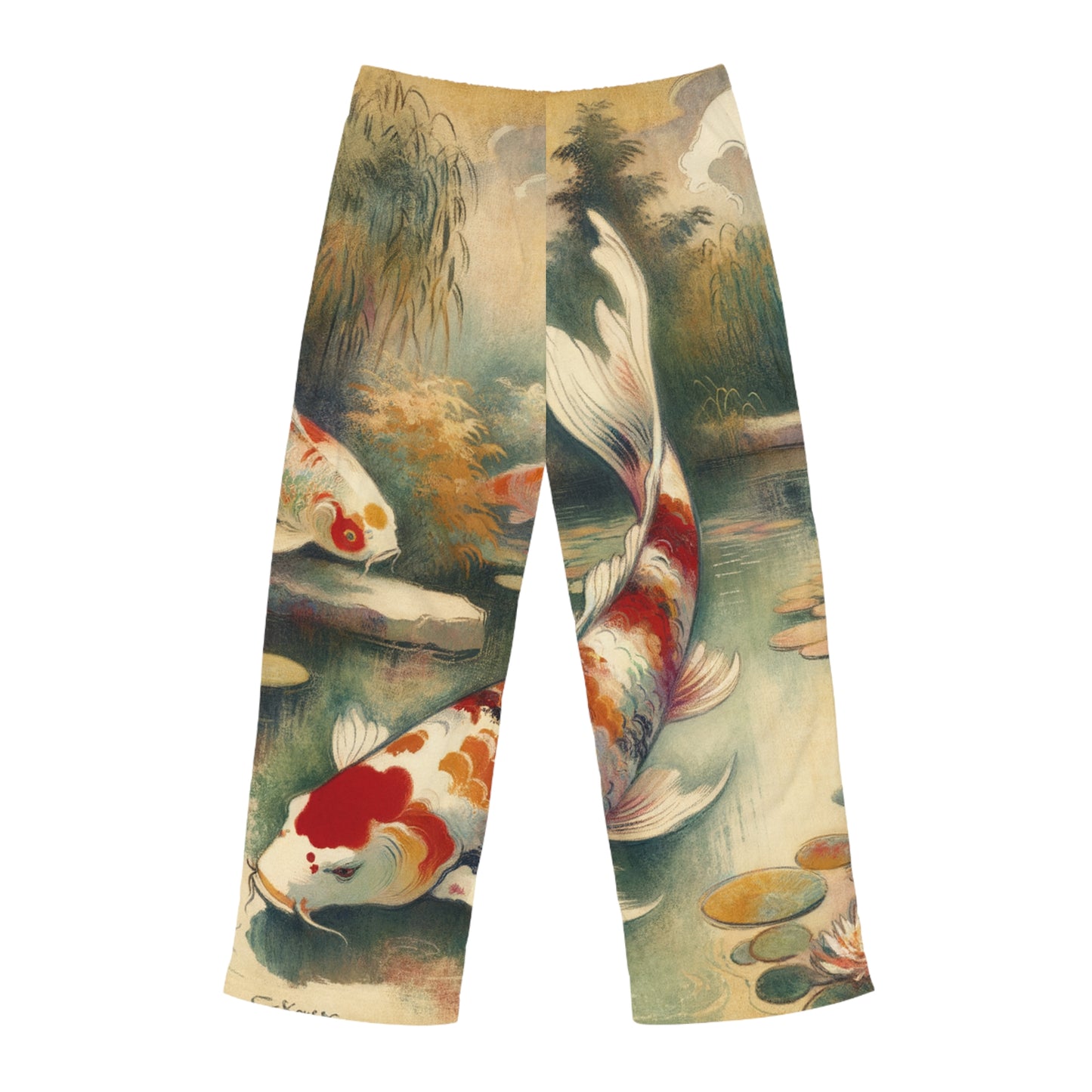 Koi Lily Pond - men's Lounge Pants