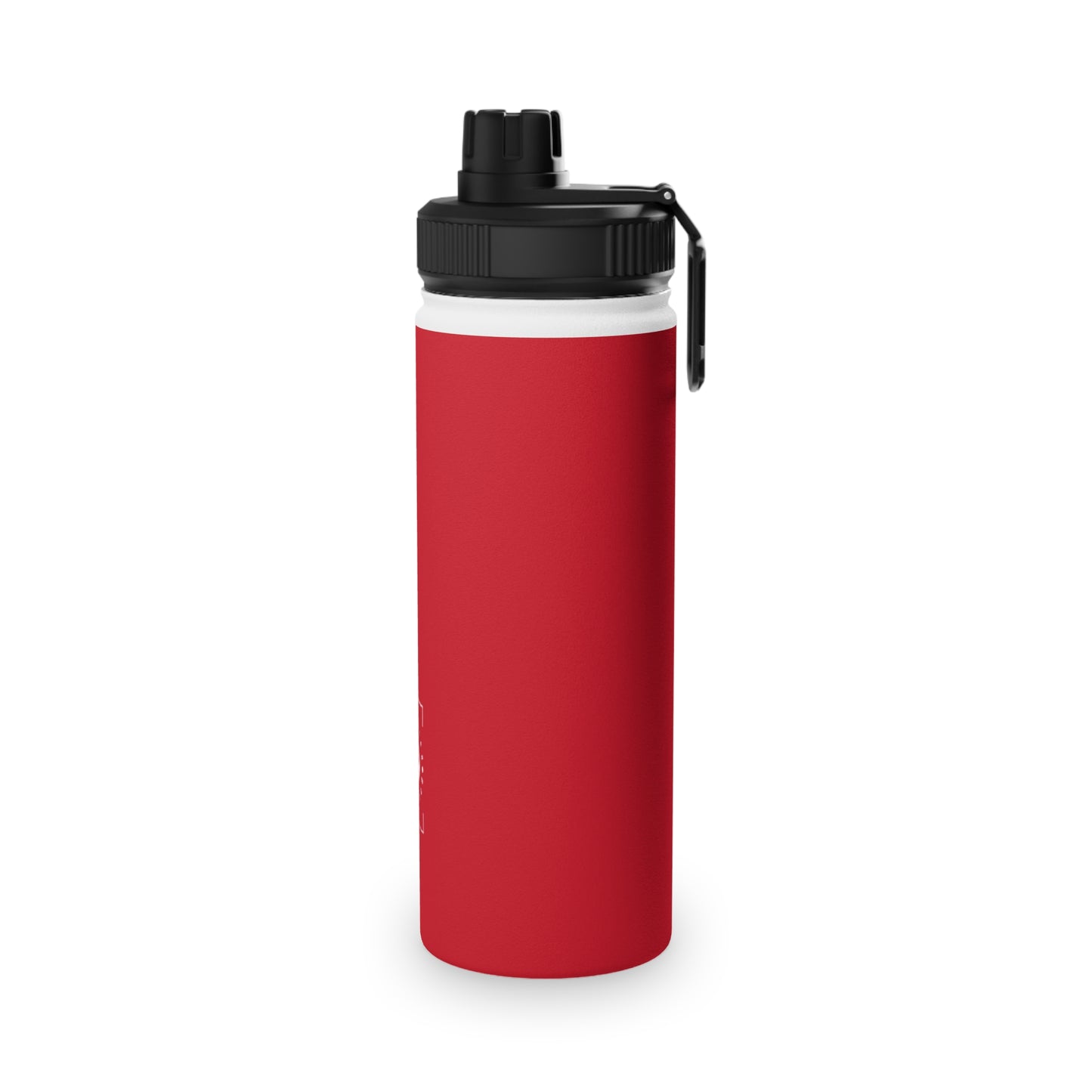 #D10927 Scarlet Red - Sports Water Bottle