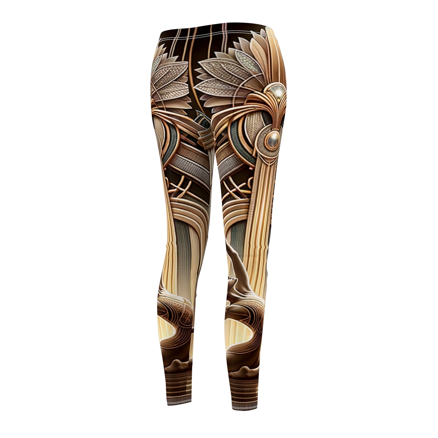 Deco Serenity: A Fusion of Opulence and Zen - Casual Leggings