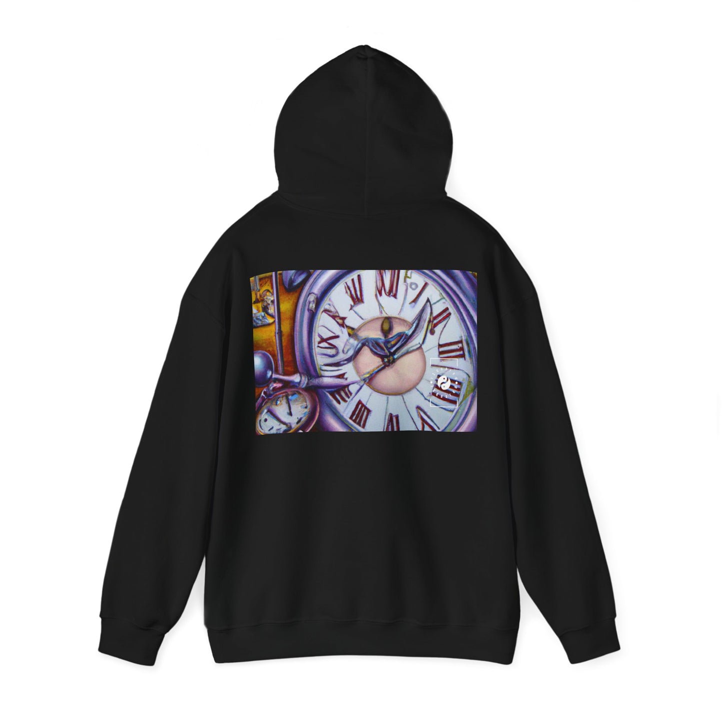 "Chrono Illusionist's Liquid Riddle" - Hoodie