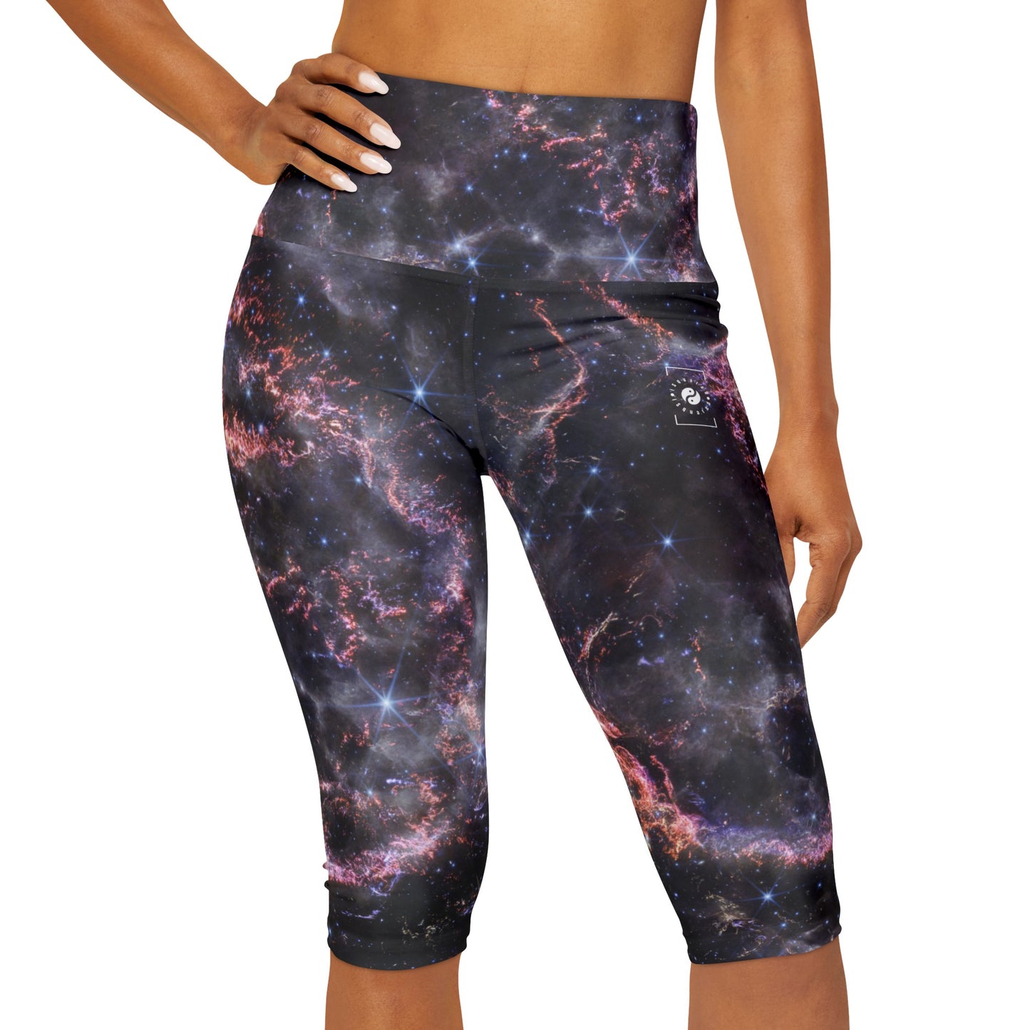 Cassiopeia A (NIRCam Image) - JWST Collection - High Waisted Capri Leggings