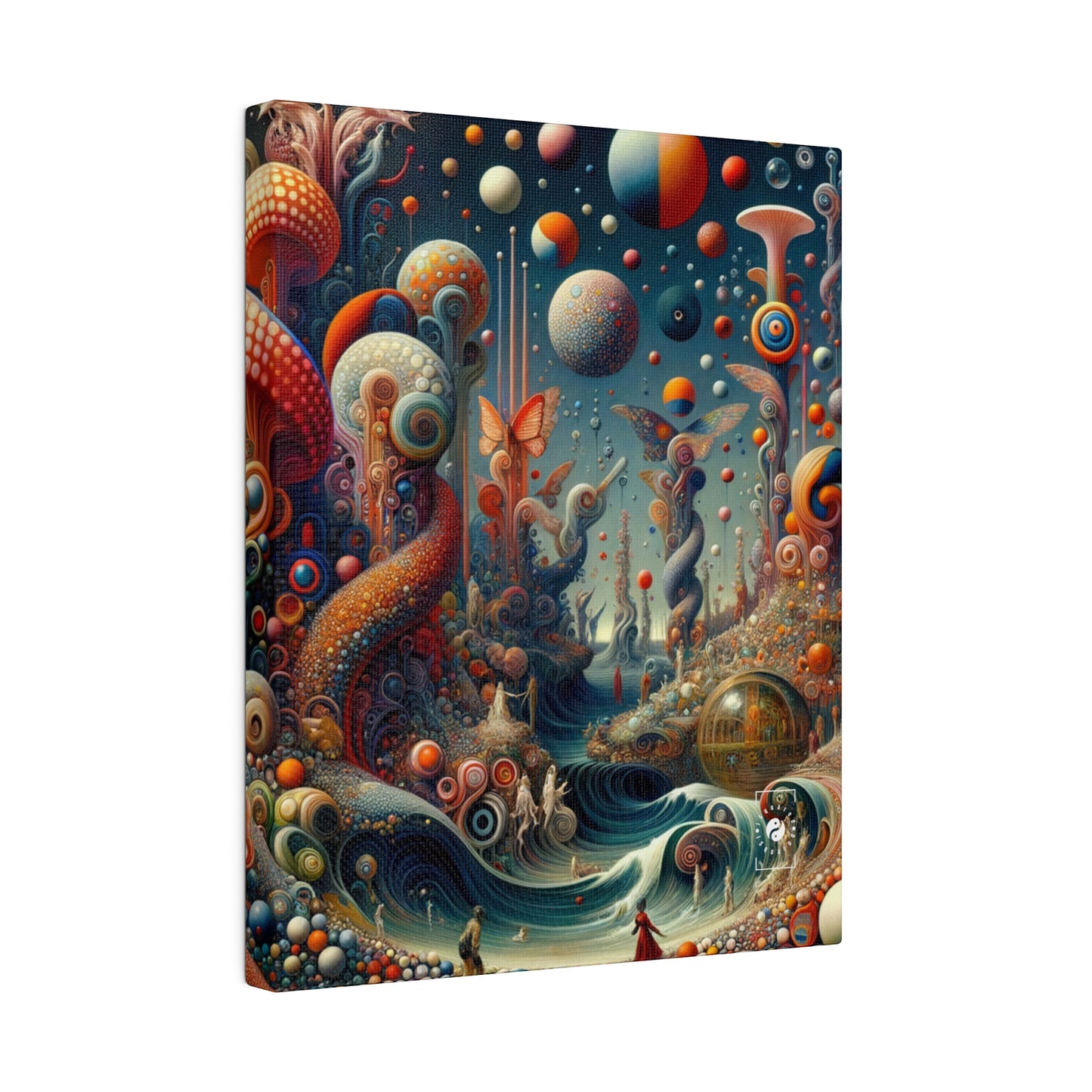 Kaleidoscopic Eden - Art Print Canvas