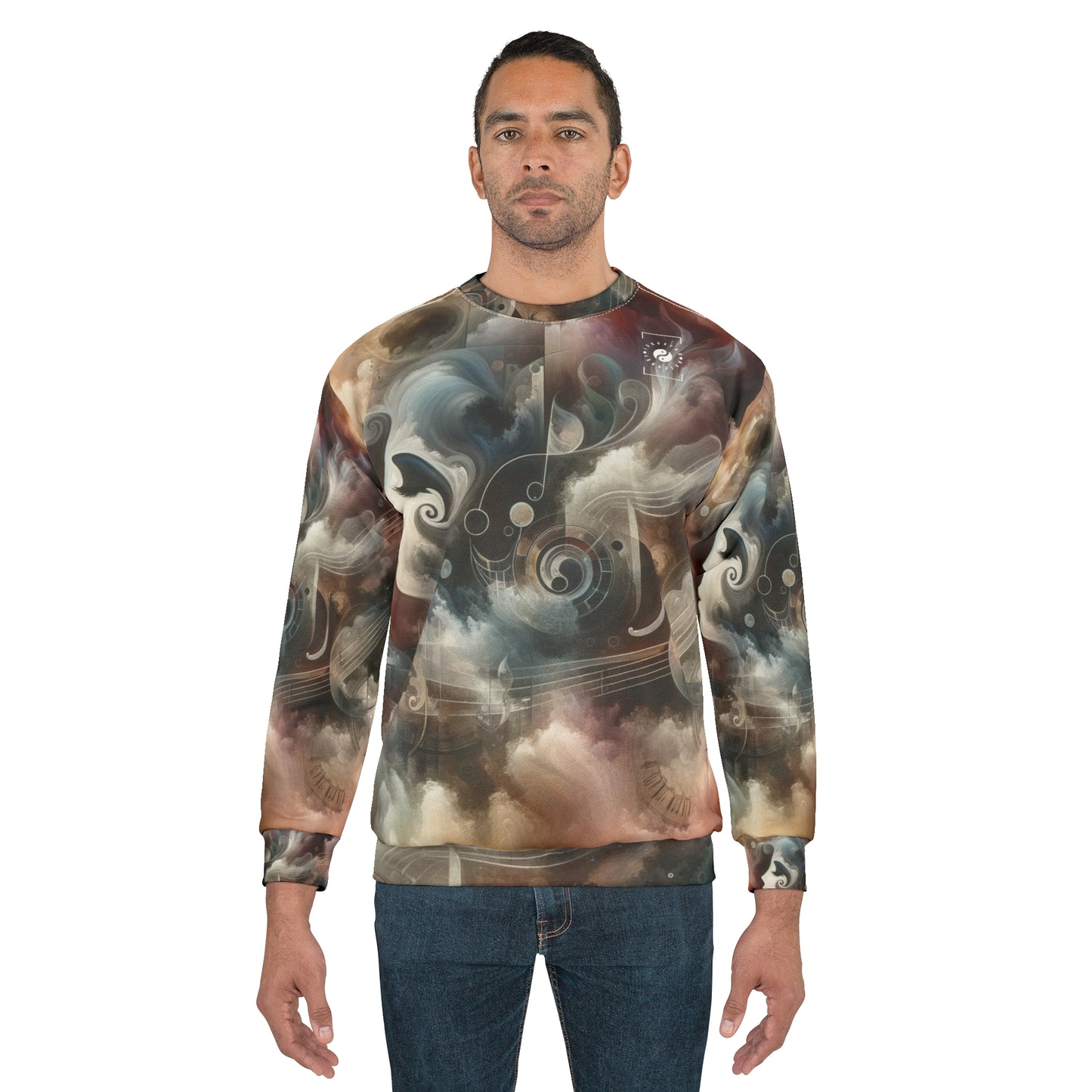 "Harmony of Descent: An Abstract Ode to La Traviata" - Unisex Sweatshirt