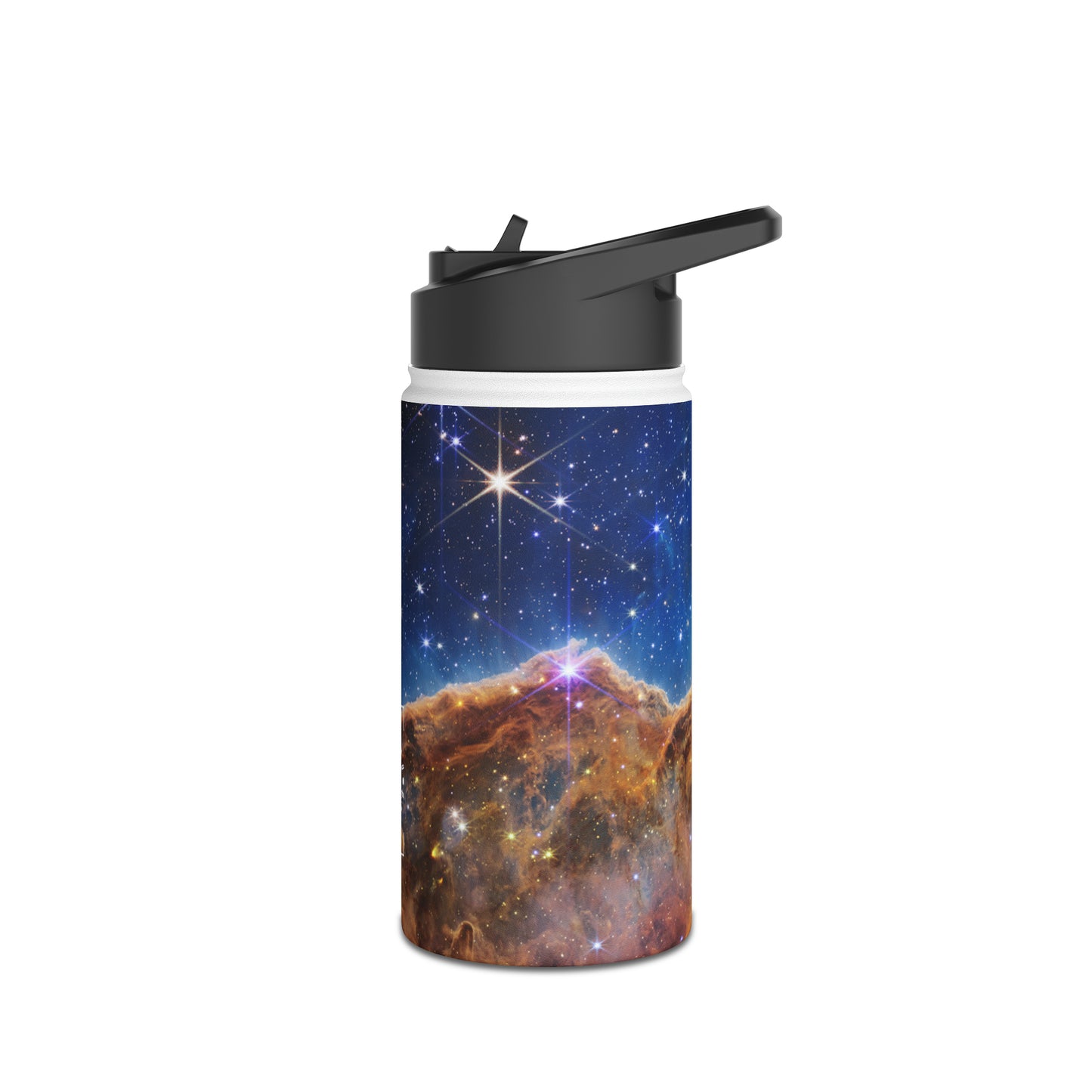 “Cosmic Cliffs” in the Carina Nebula (NIRCam Image) - JWST Collection - Water Bottle