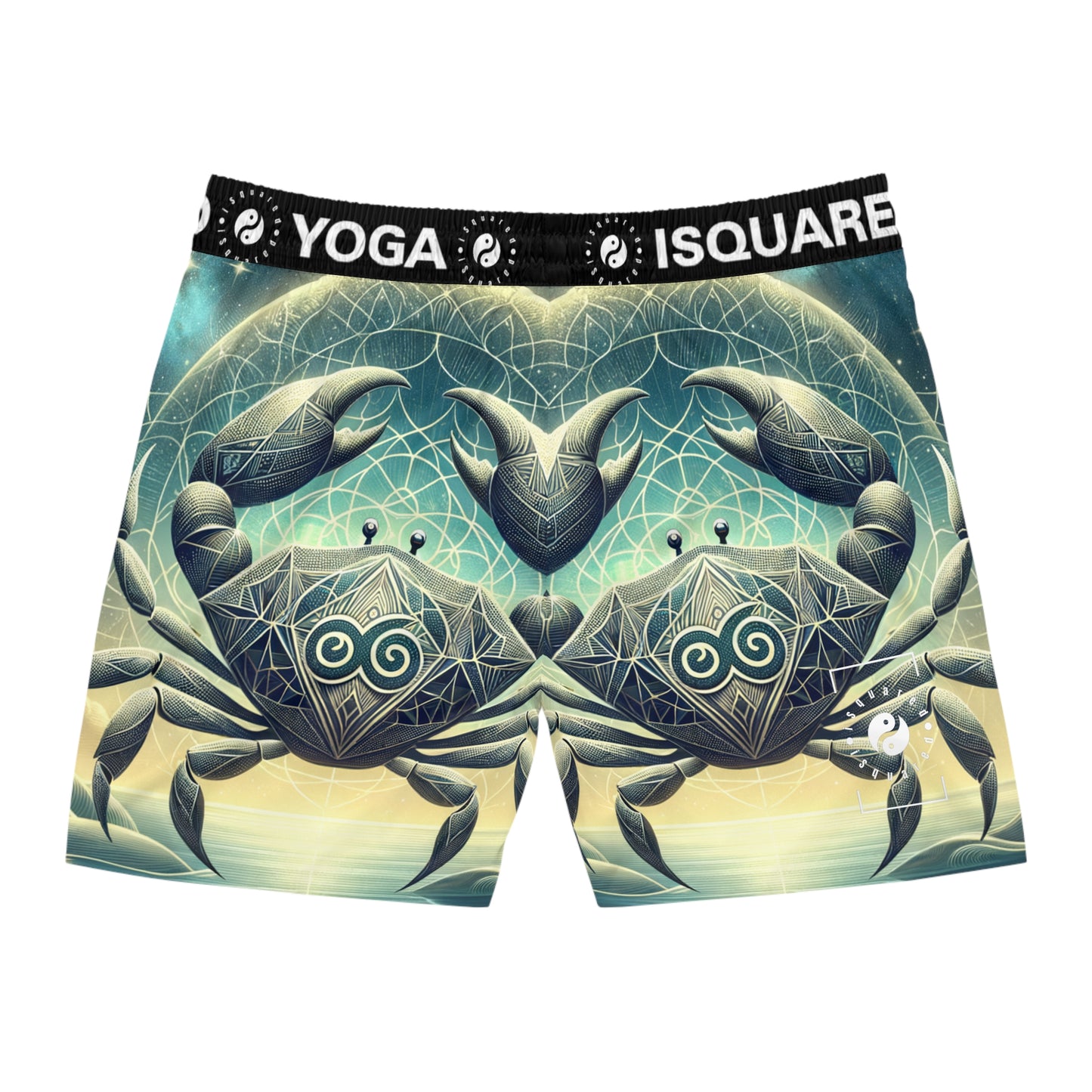 Crab Constellation Yoga - Swim Shorts (Mid-Length) for Men