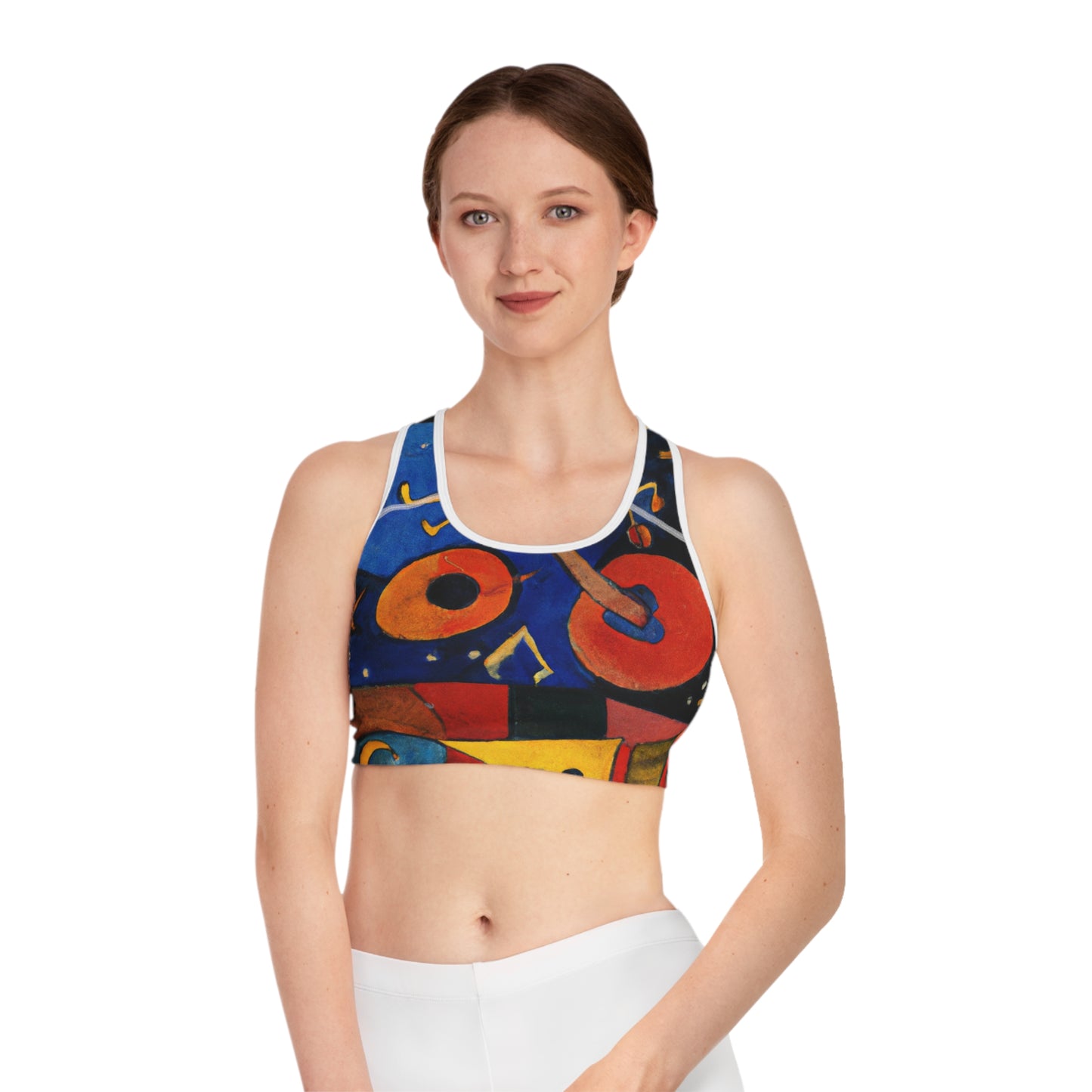 Melodic Abstractions: A Kandinskian Orchestra - High Performance Sports Bra