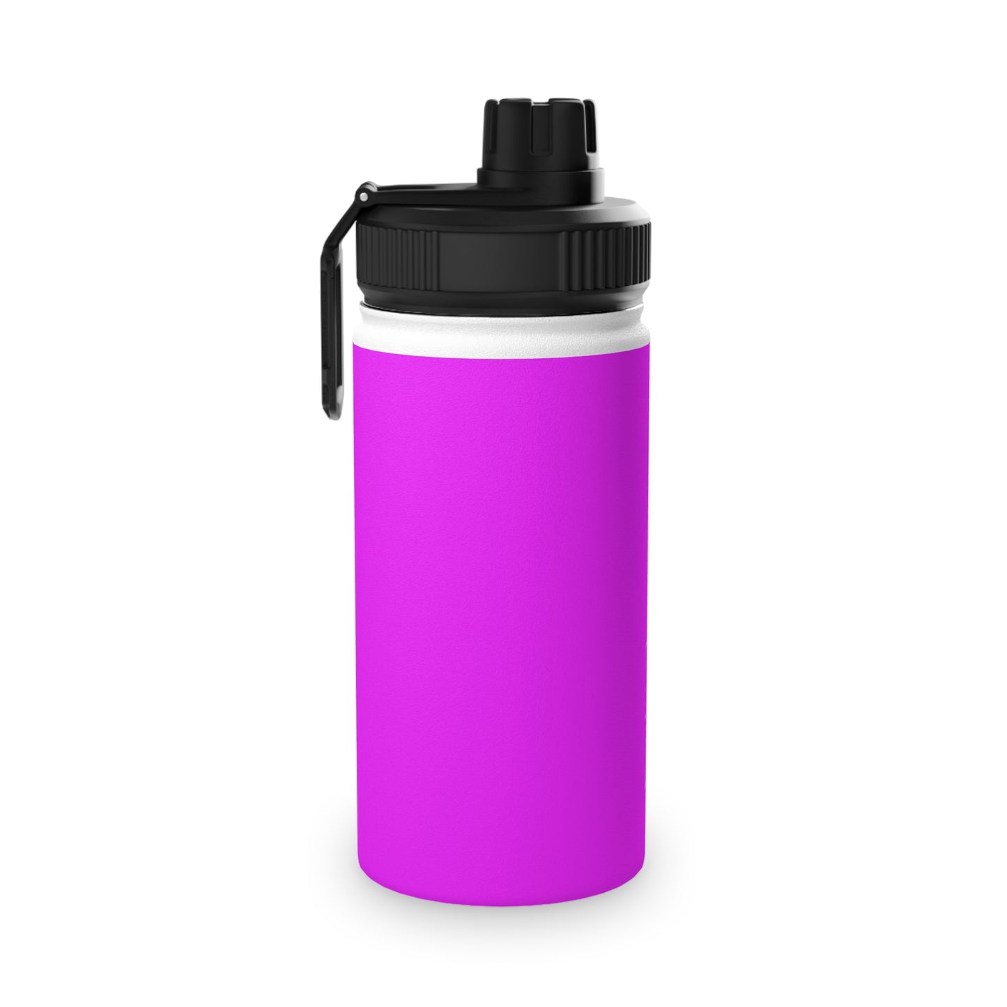 #f000ff Neon Purple - Sports Water Bottle