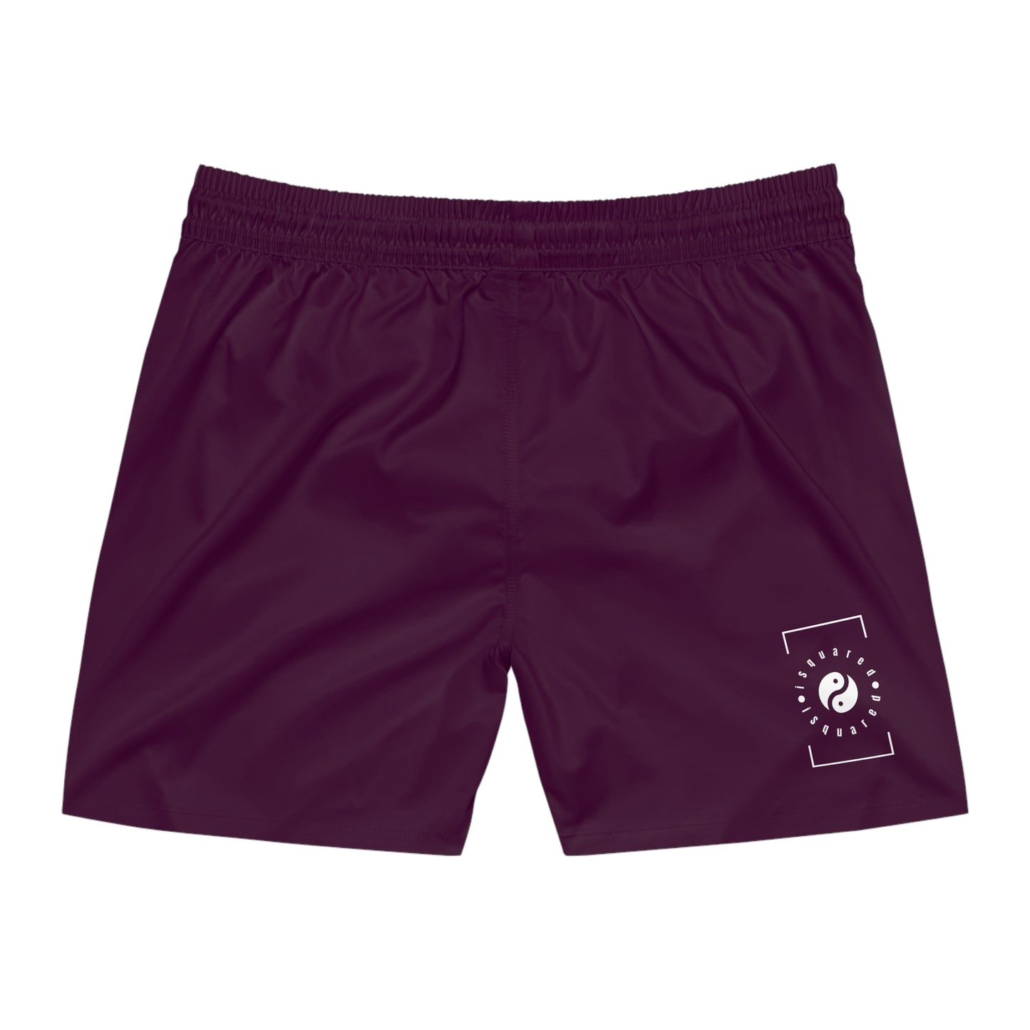 Deep Burgundy - Swim Shorts (Solid Color) for Men