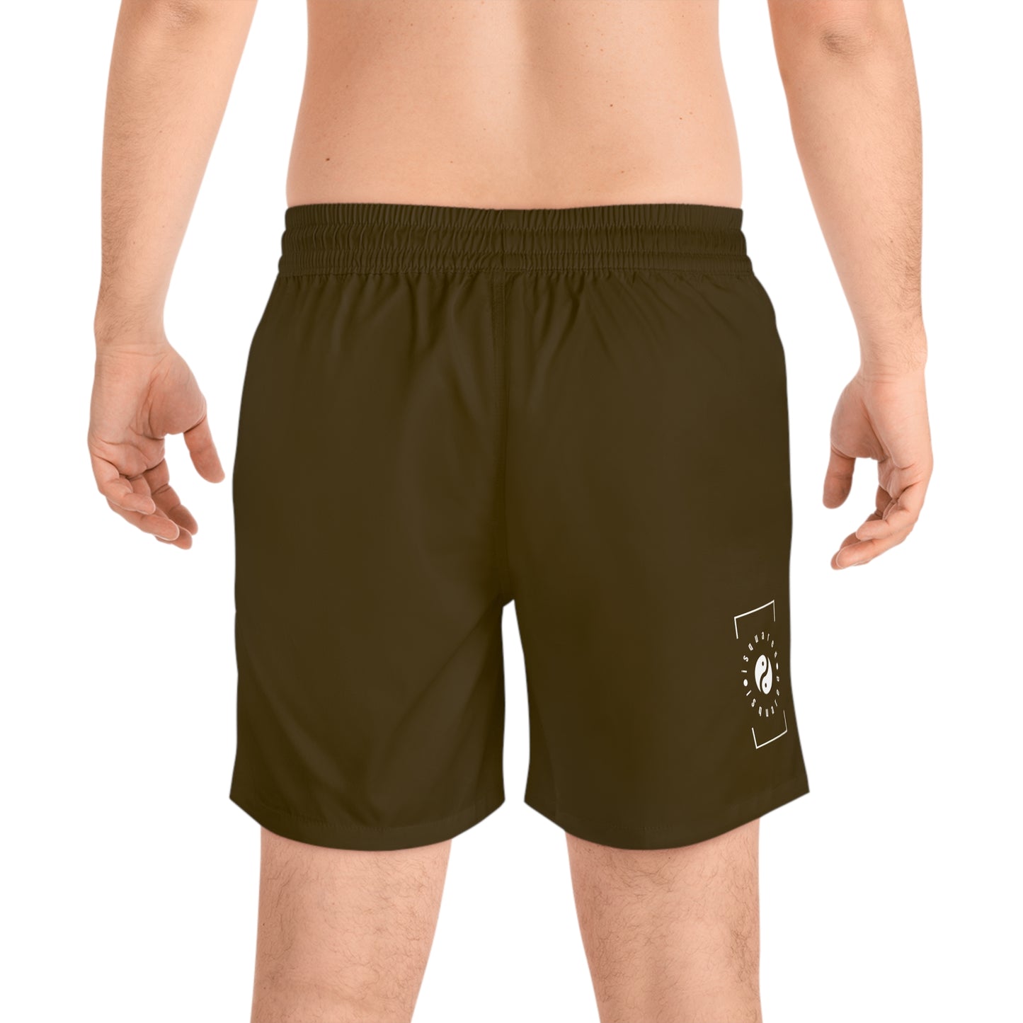 Earthy Brown - Swim Shorts (Solid Color) for Men