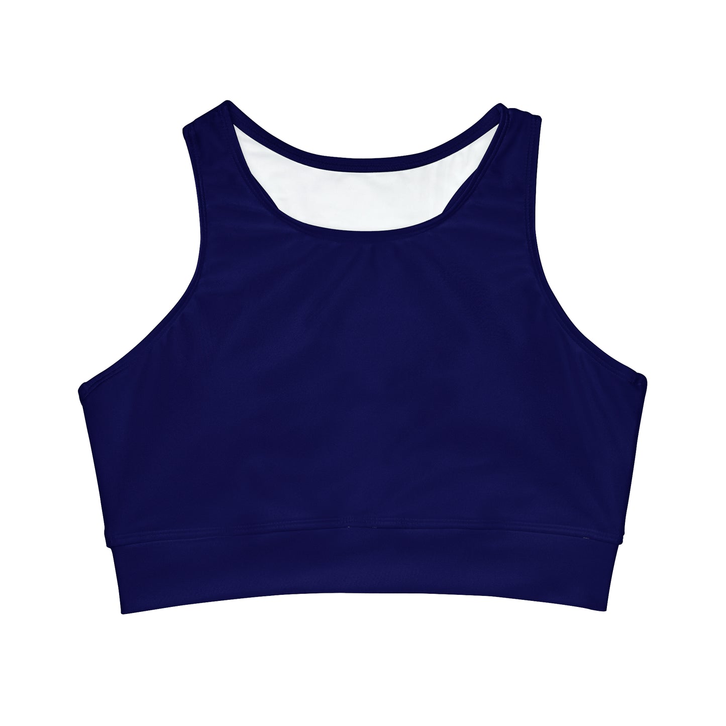 Royal Blue - High Neck Crop Top