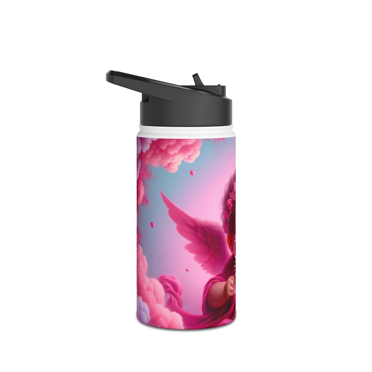 "Bold Blush: A Cupid's Love Affair" - Water Bottle