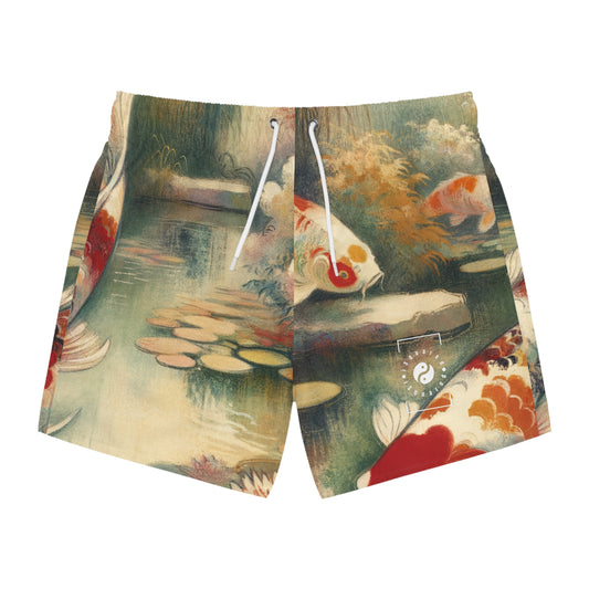 Koi Lily Pond - Swim Trunks for Men