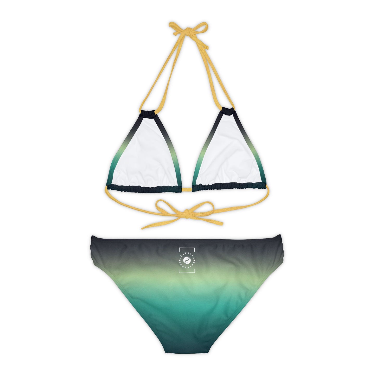 Midnight Gradients - Lace-up Bikini Set