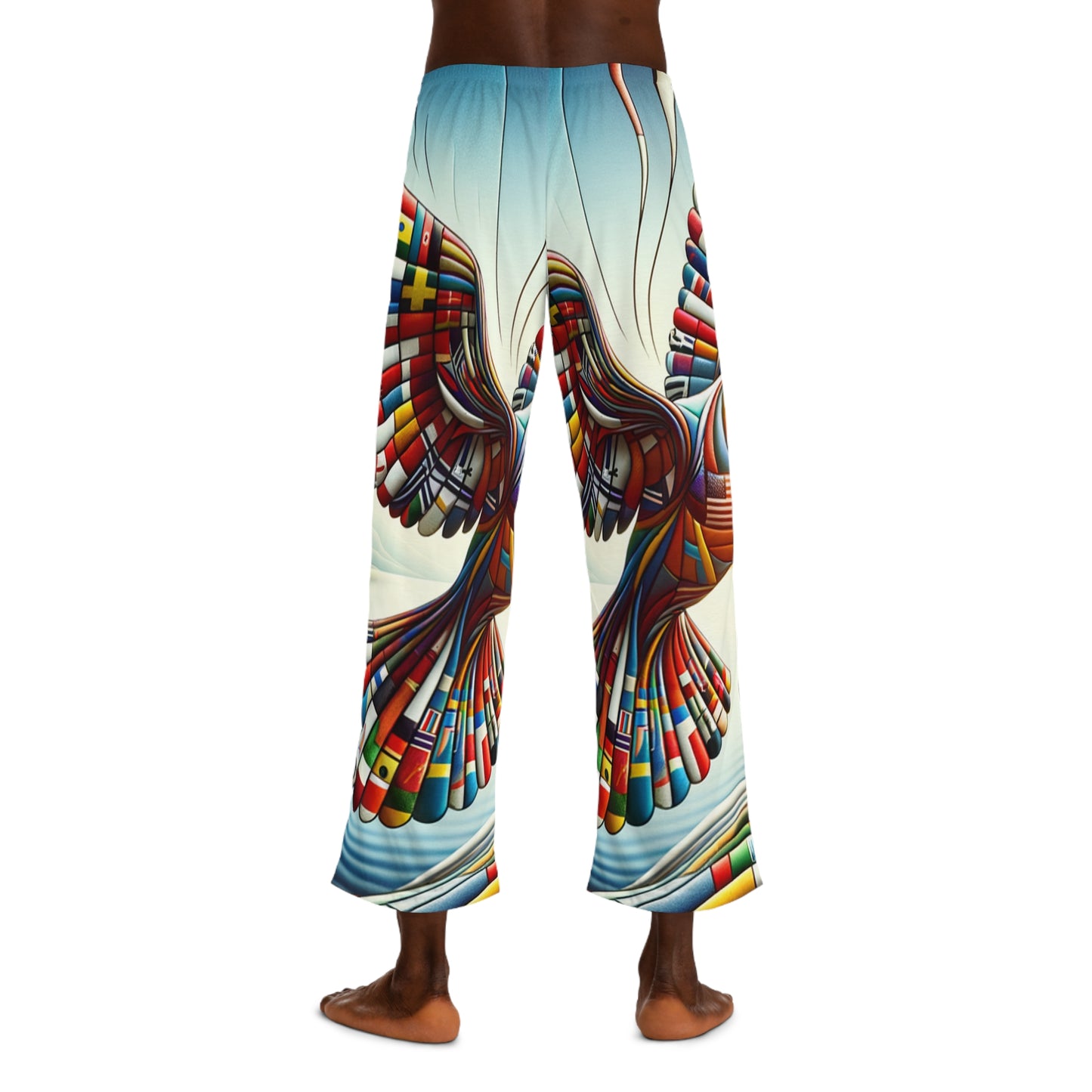 "Global Tapestry of Tranquility" - Pantalon de détente pour hommes