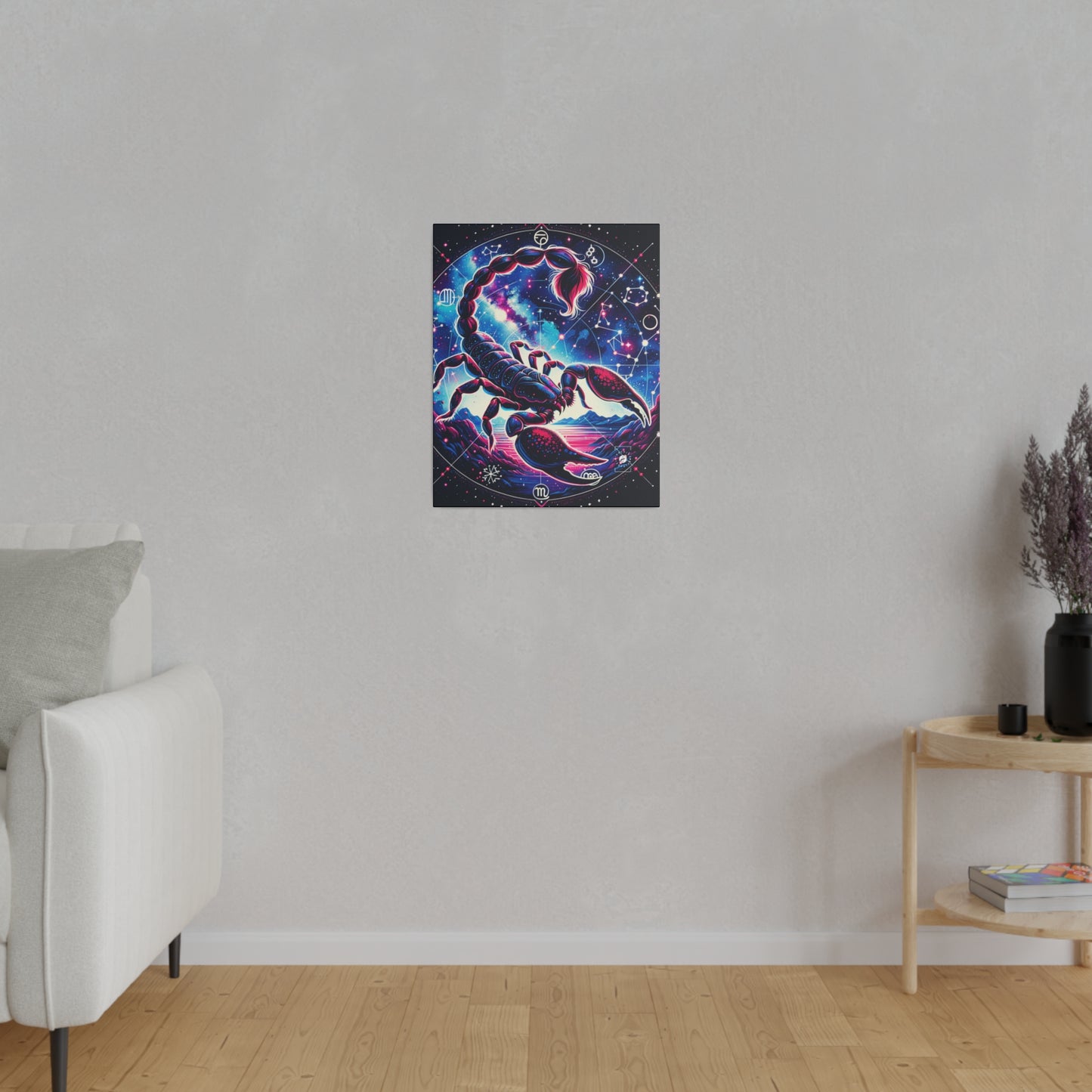 Crimson Scorpio - Art Print Canvas