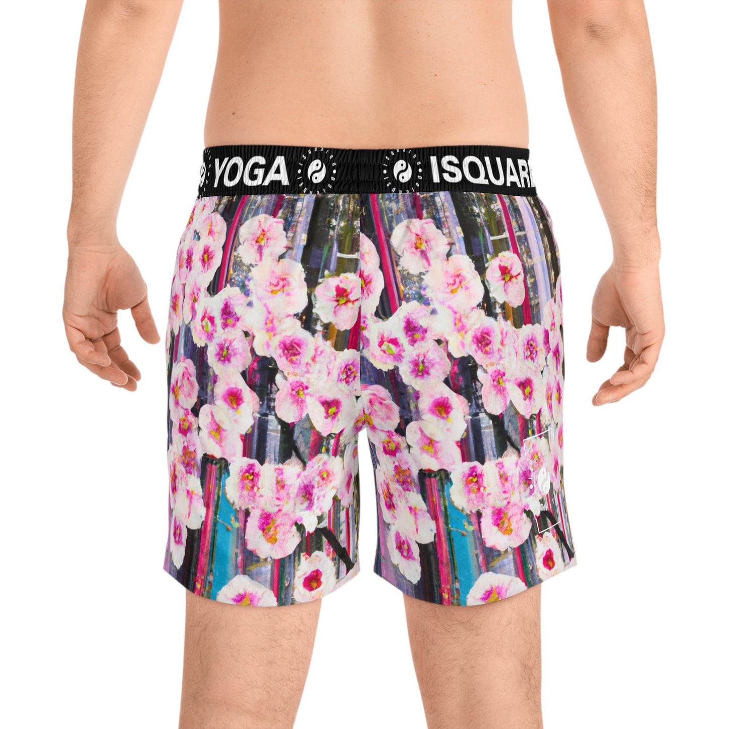 Abstract Bloom 05 - Swim Shorts (Mid-Length) for Men